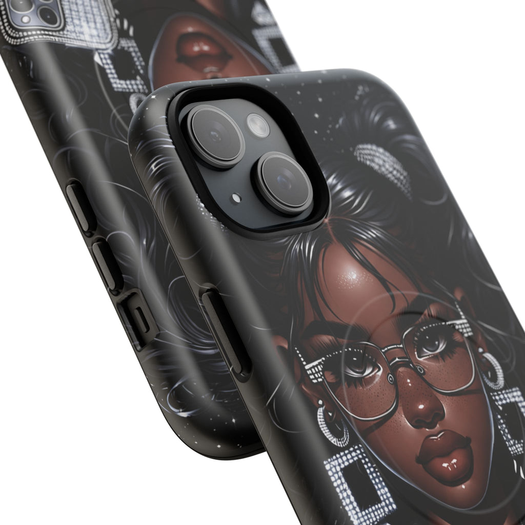 Black Girl Magic Selfie Phone Case | Tough Magnetic Case