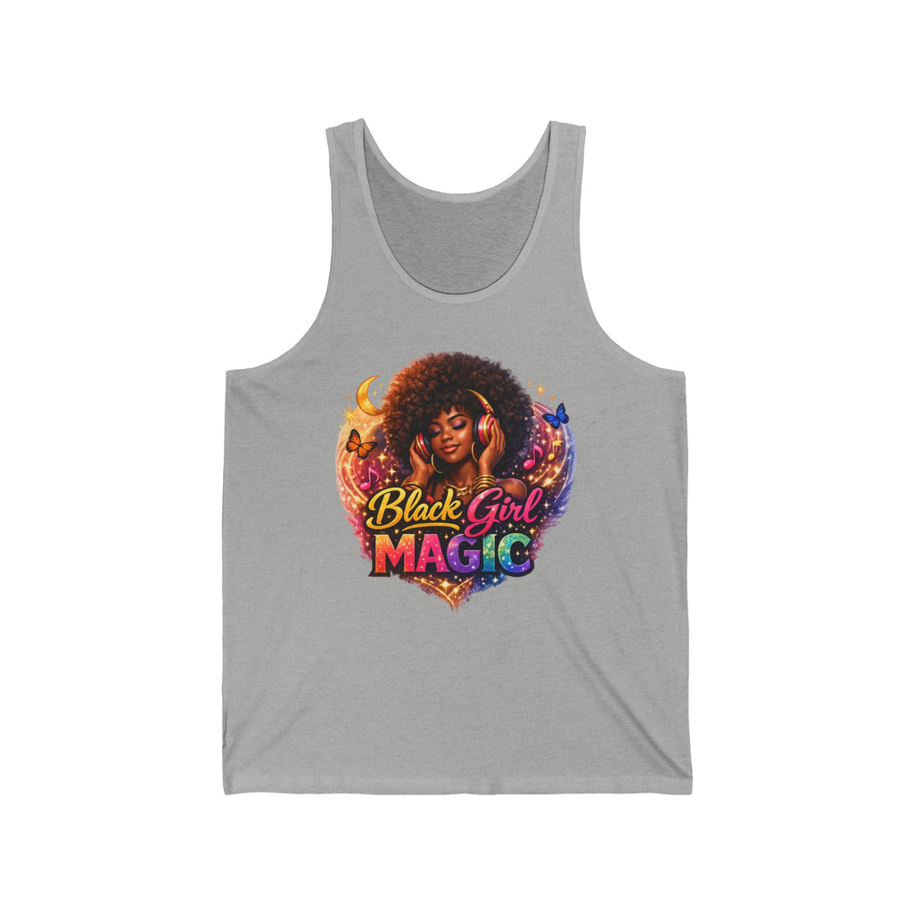 Black Girl Magic Tank Top — Afrocentric Empowerment Graphic Tank