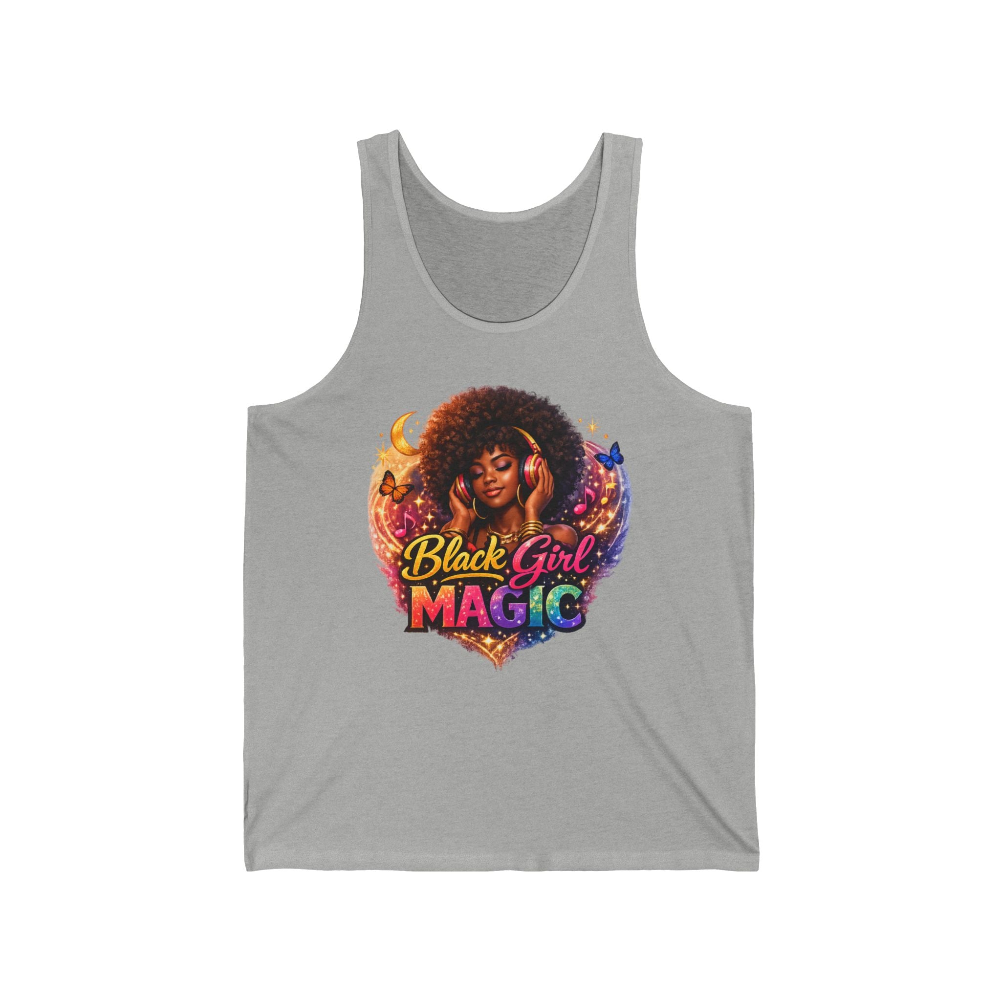 Black Girl Magic Tank Top — Afrocentric Empowerment Graphic Tank