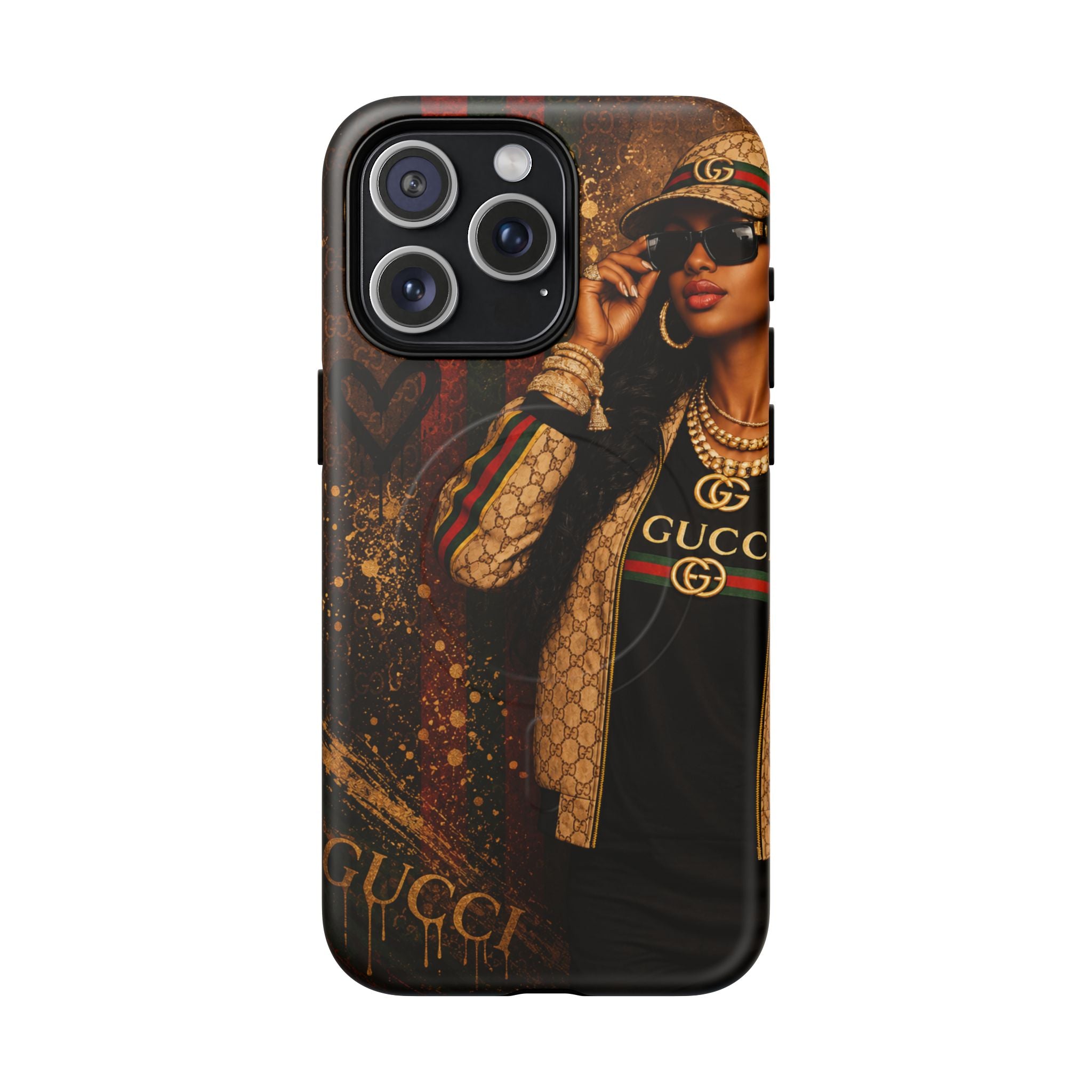 Phone Case — Luxury Street Style Gucci Design Tough Magnetic Case