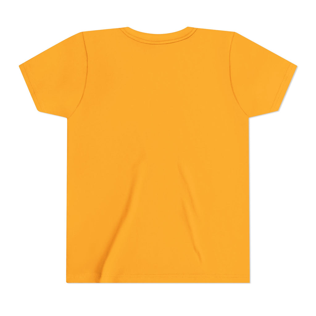 Neon Gamer Character Youth Short Sleeve Tee | Retro Arcade Controller