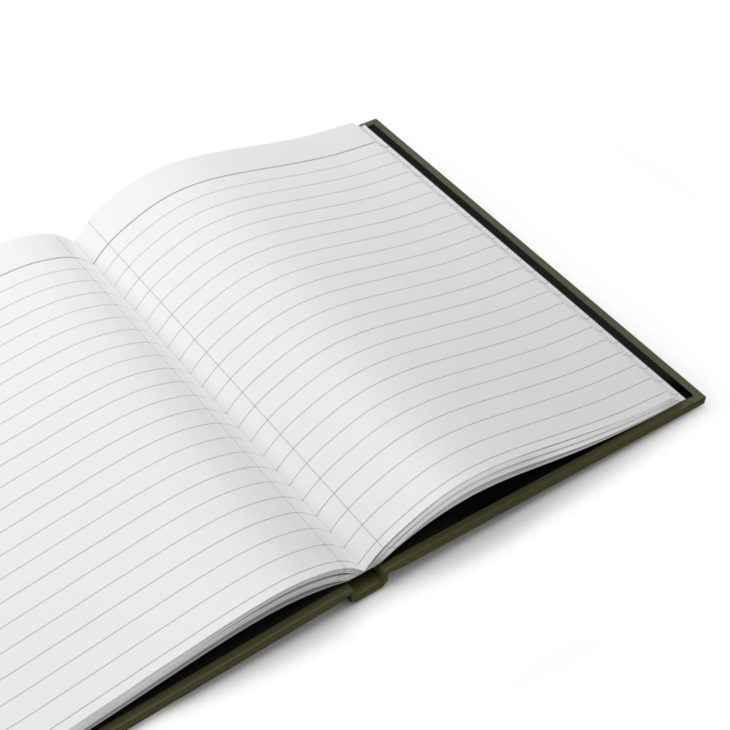 Floral Reader Hardcover Journal — Inspirational Portrait Notebook for Writers & Book Lovers
