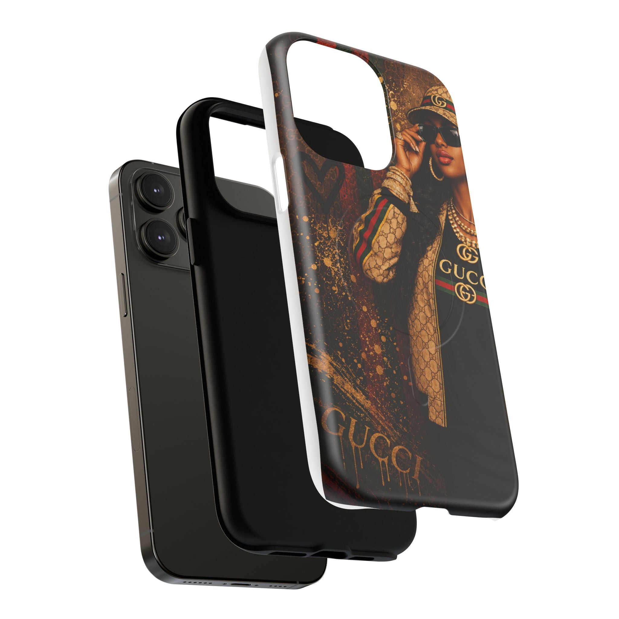 Phone Case — Luxury Street Style Gucci Design Tough Magnetic Case