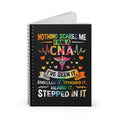 CNA Inspirational Spiral Notebook, Nurse Gift, Healthcare Worker Journal, Ruled