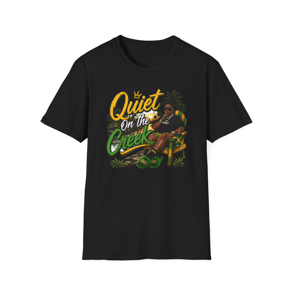 Quiet on the Creek T-Shirt — Relaxed Summer Lake Vibes Graphic Tee