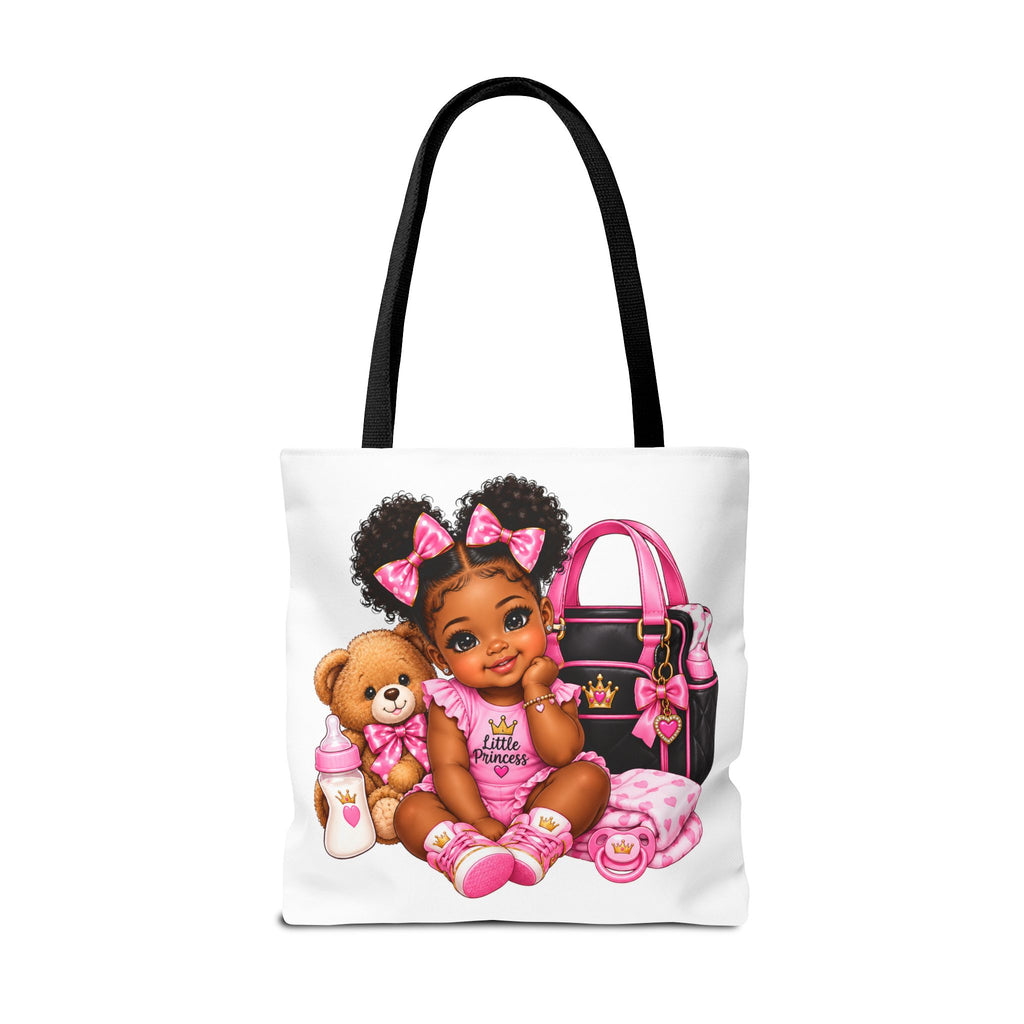 Baby Princess Pink Tote Bag - Cute Infant Girl Illustration Tote