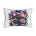 Roblox Gamer Lumbar Pillow | Neon Controller Gaming Room Decor for Kids
