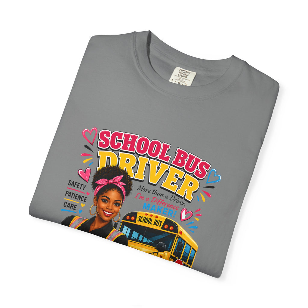 School Bus Driver T-Shirt — "I Drive the Future One Child at a Time"