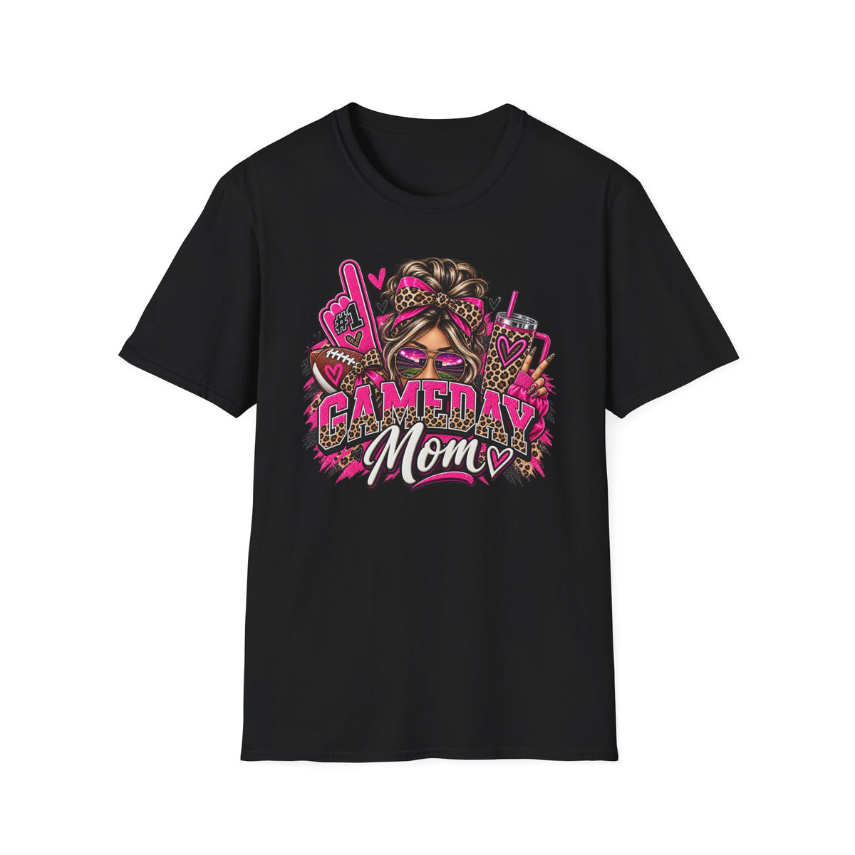 Gamer Mom T-Shirt — Pink Retro Gaming Mom Graphic Tee