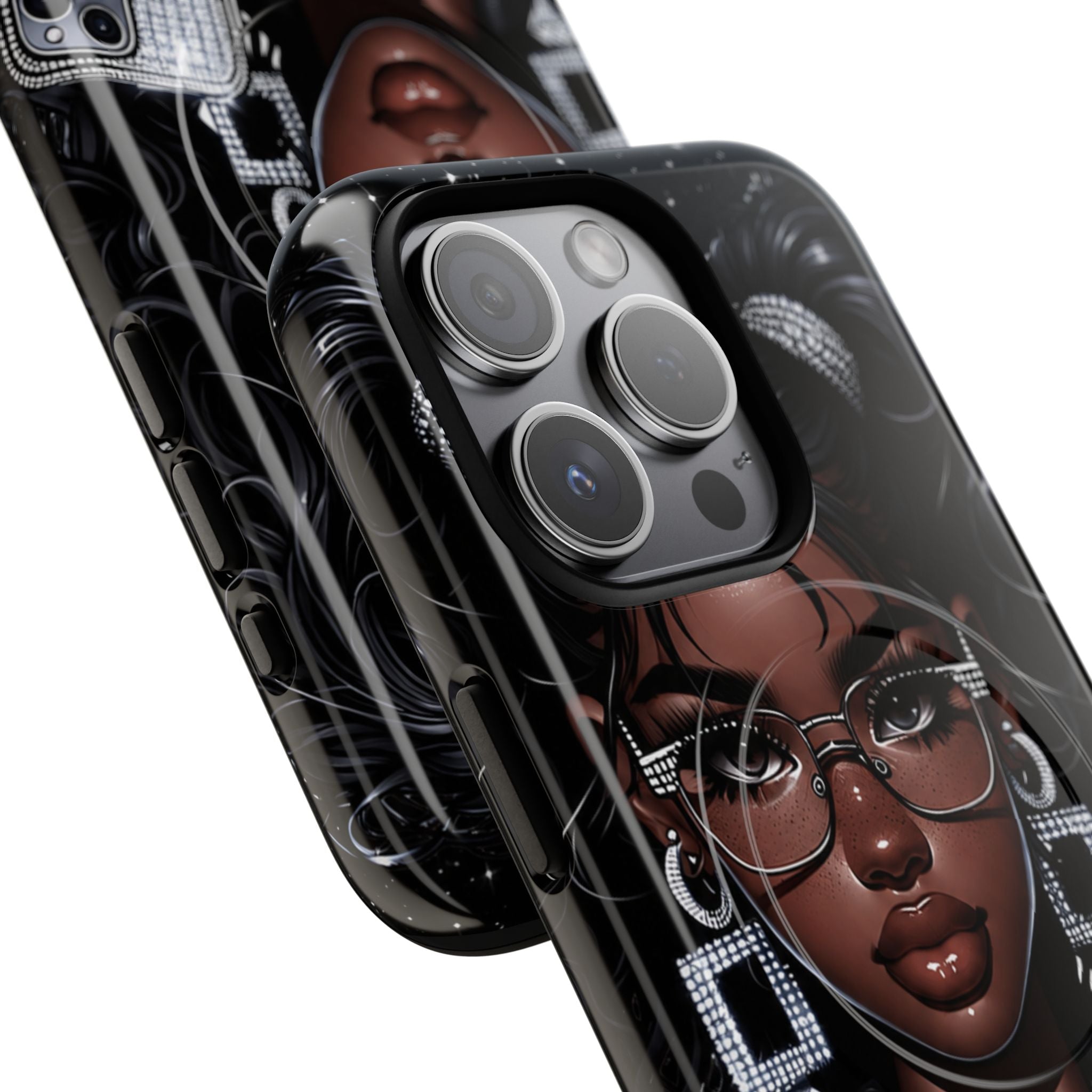 Black Girl Magic Selfie Phone Case | Tough Magnetic Case