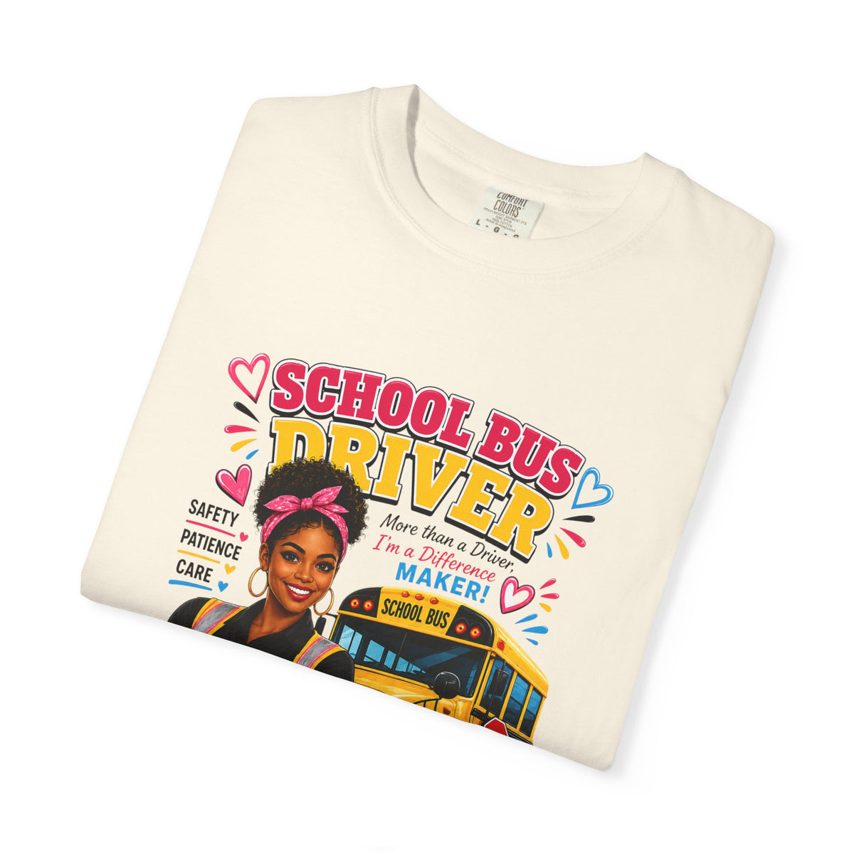 School Bus Driver T-Shirt — "I Drive the Future One Child at a Time"