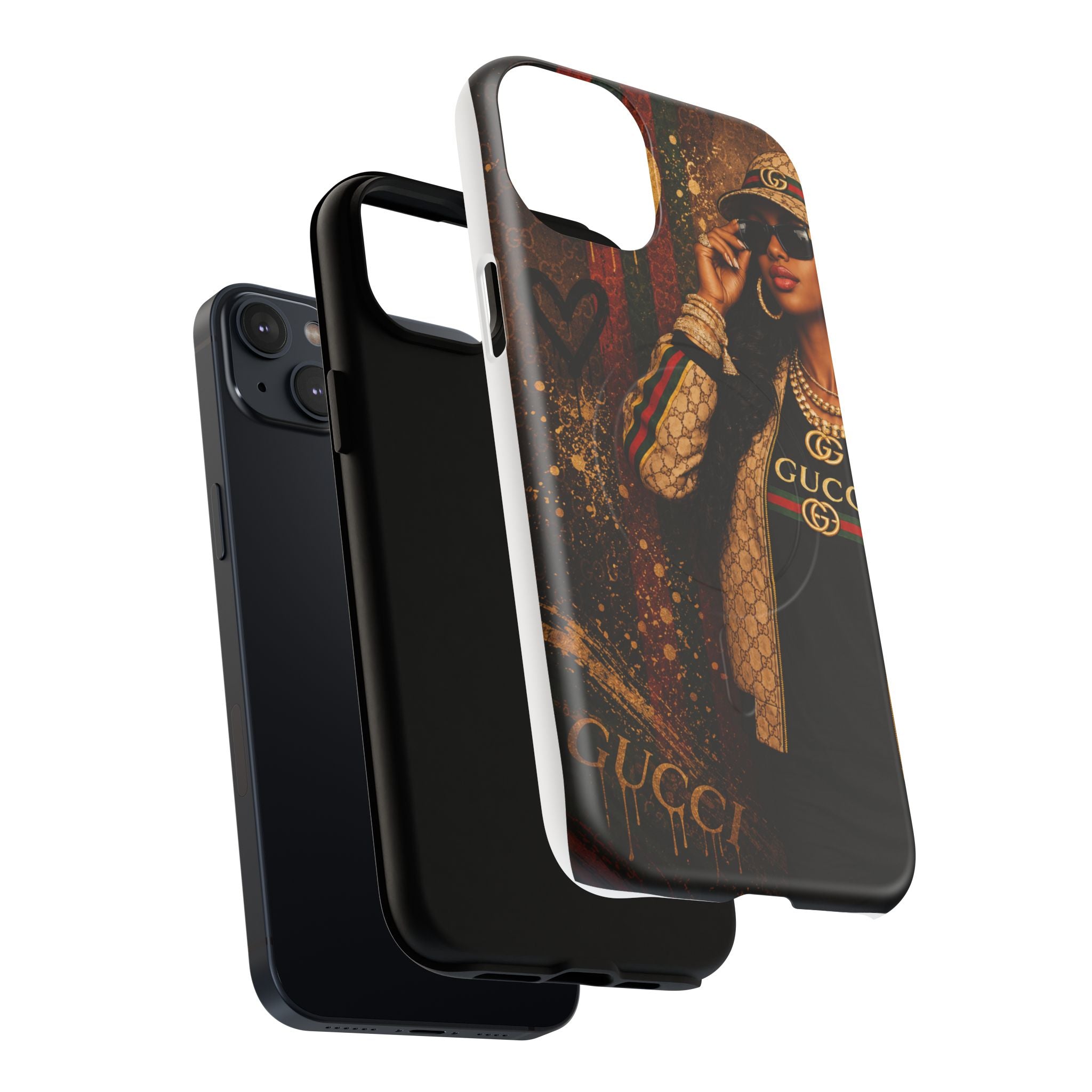 Phone Case — Luxury Street Style Gucci Design Tough Magnetic Case