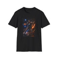 Basketball Player Graphic T-Shirt – Dynamic Hoops Action Design