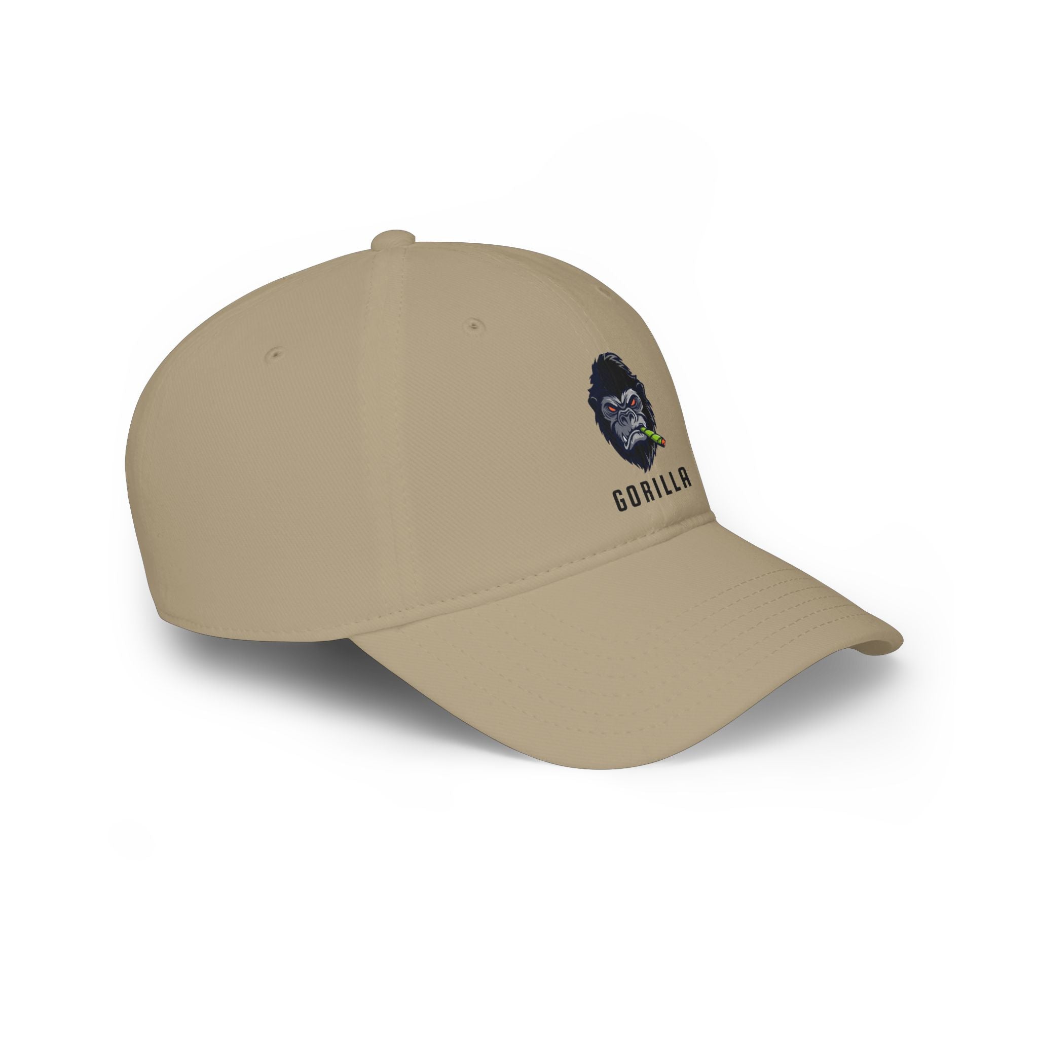 Gorilla Smoke Red Low-Profile Baseball Cap
