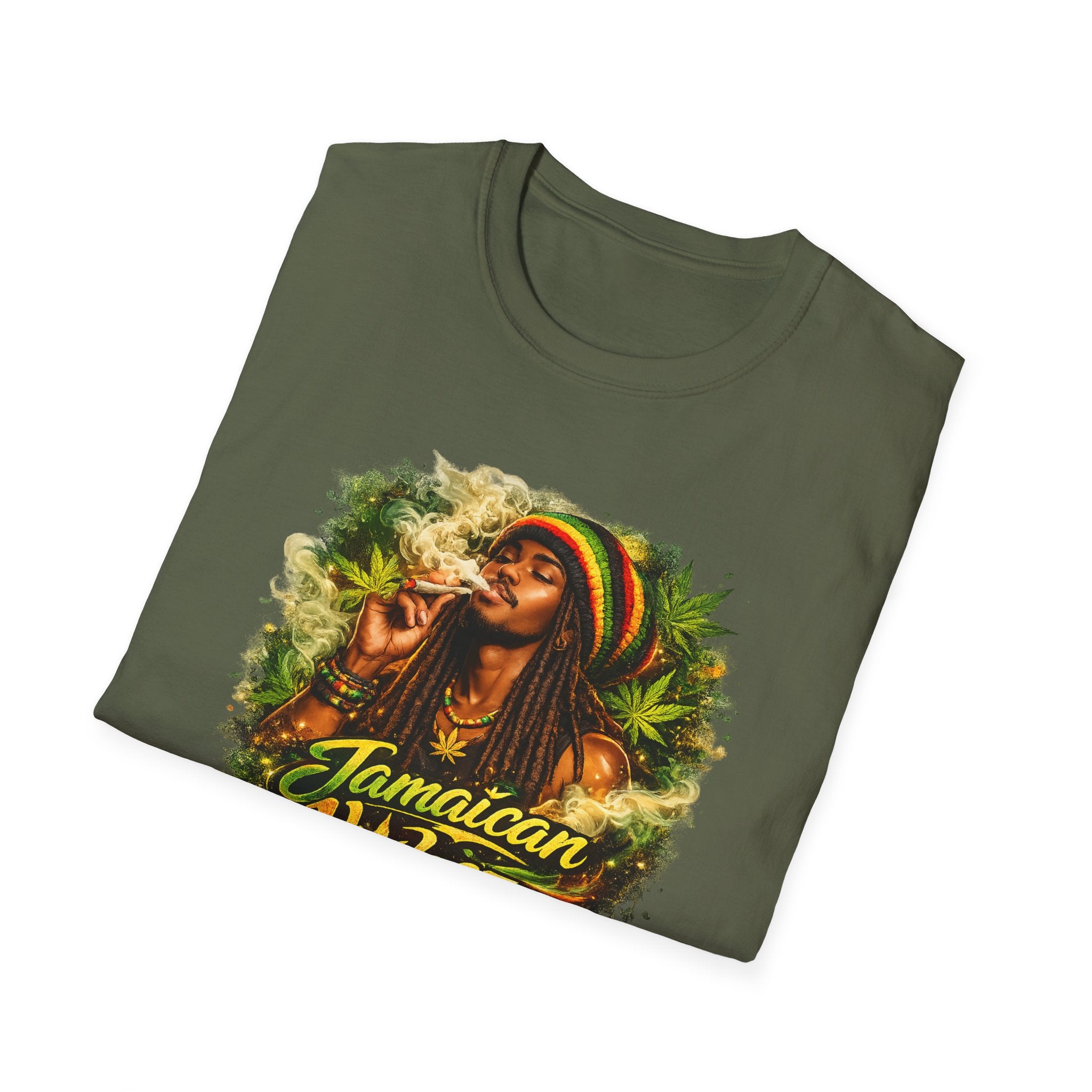 Rastafarian 'Jamaican Vibez' Graphic T-Shirt