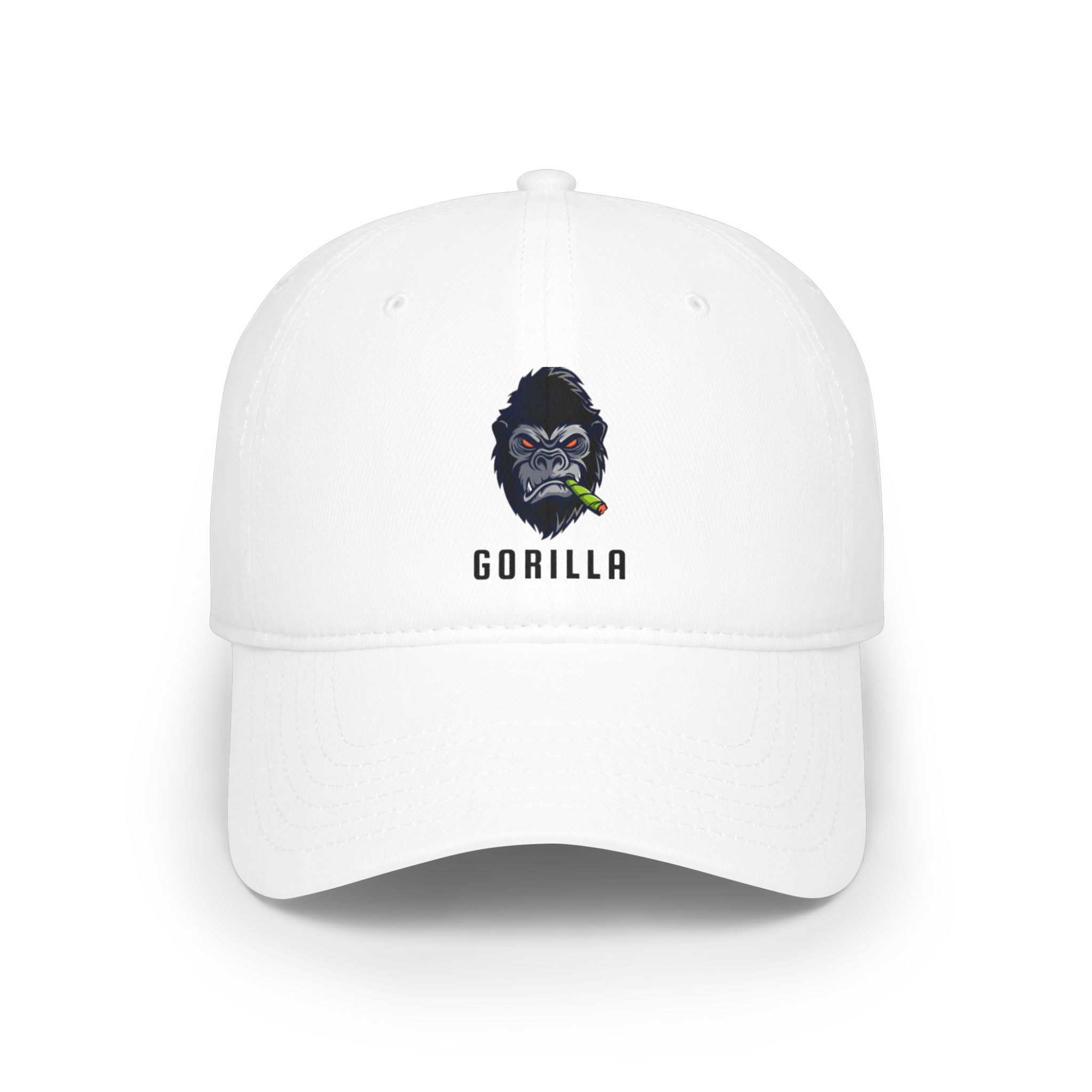 Gorilla Smoke Red Low-Profile Baseball Cap