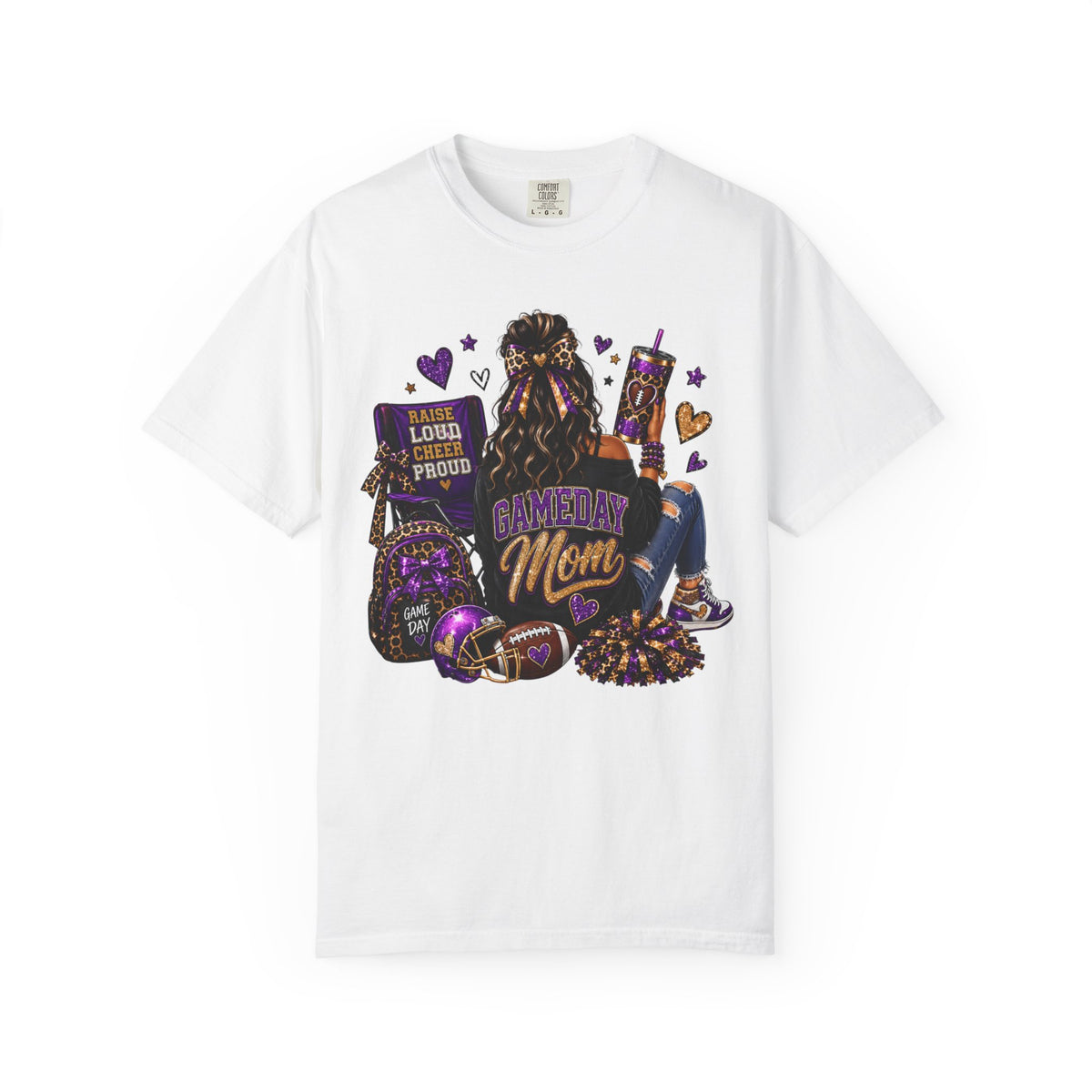 Game Day Mom T-Shirt — Cheer Mom Football Spirit Shirt