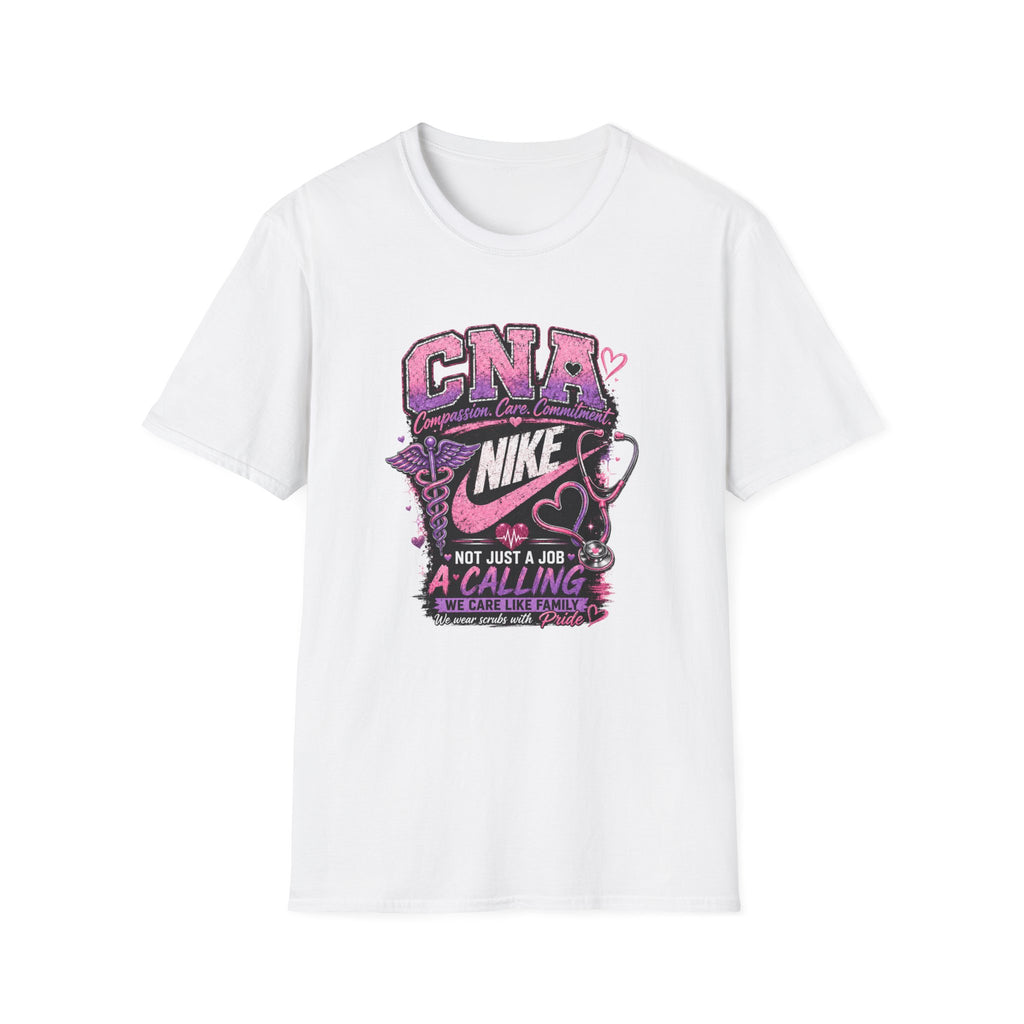 CNA Nurse T‑Shirt — "Compassion, Care, Commitment" Athletic Medical Tee