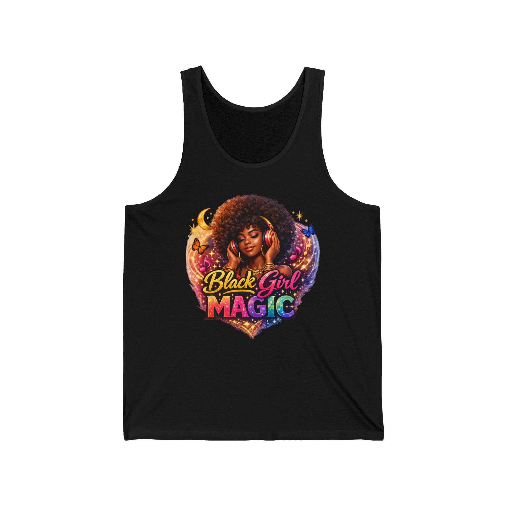 Black Girl Magic Tank Top — Afrocentric Empowerment Graphic Tank