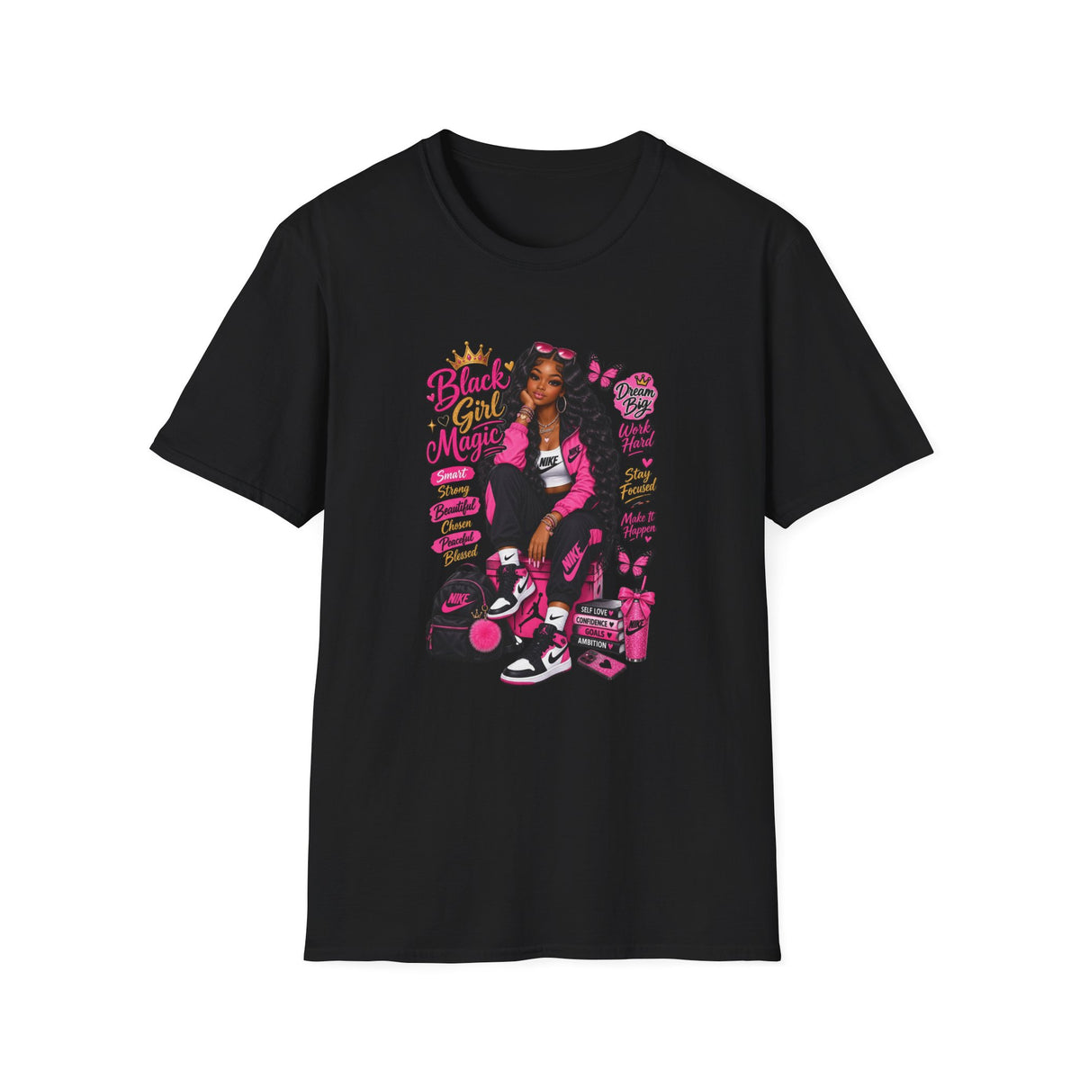 Black Girl Magic Tee — Empowering Afrocentric Graphic T‑Shirt