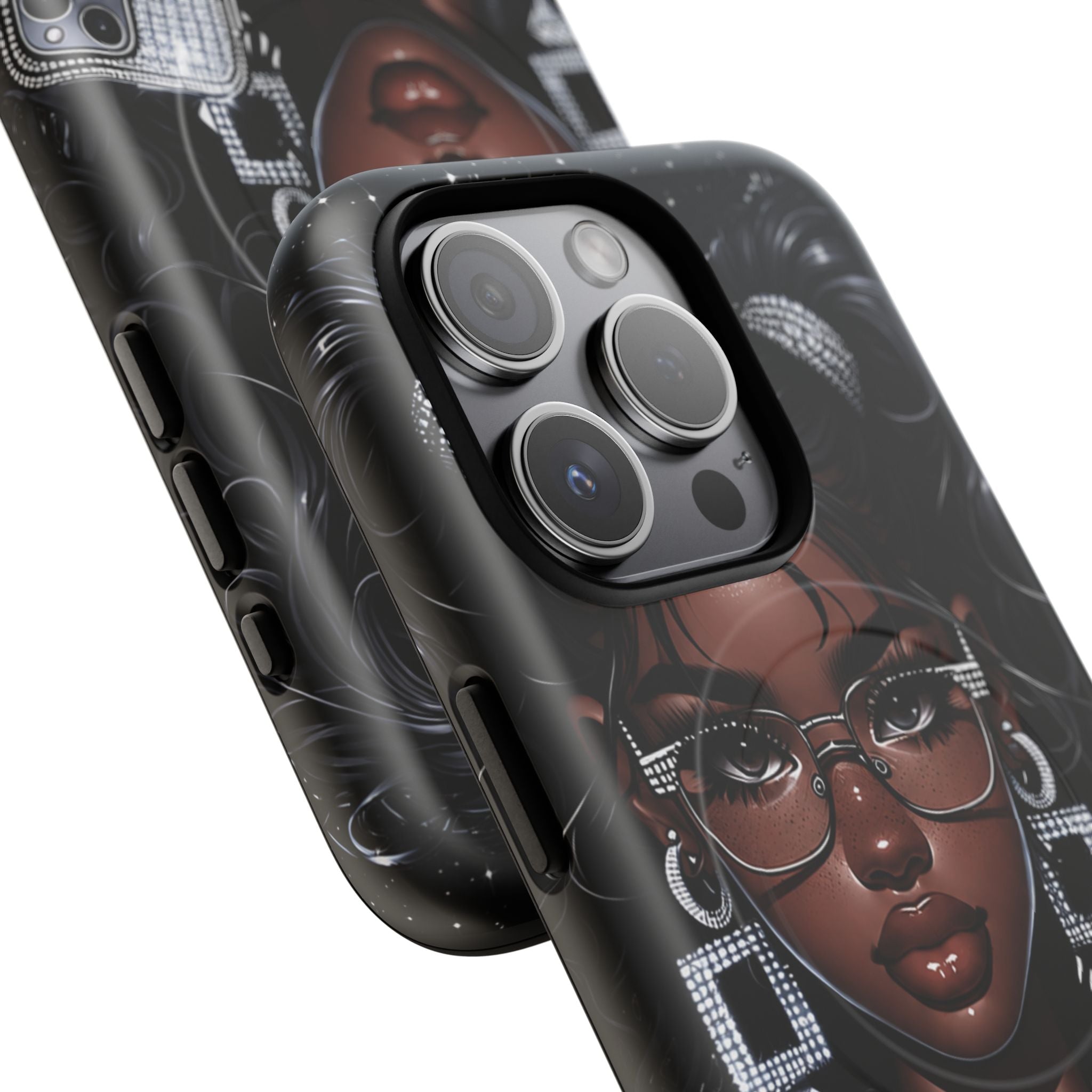 Black Girl Magic Selfie Phone Case | Tough Magnetic Case