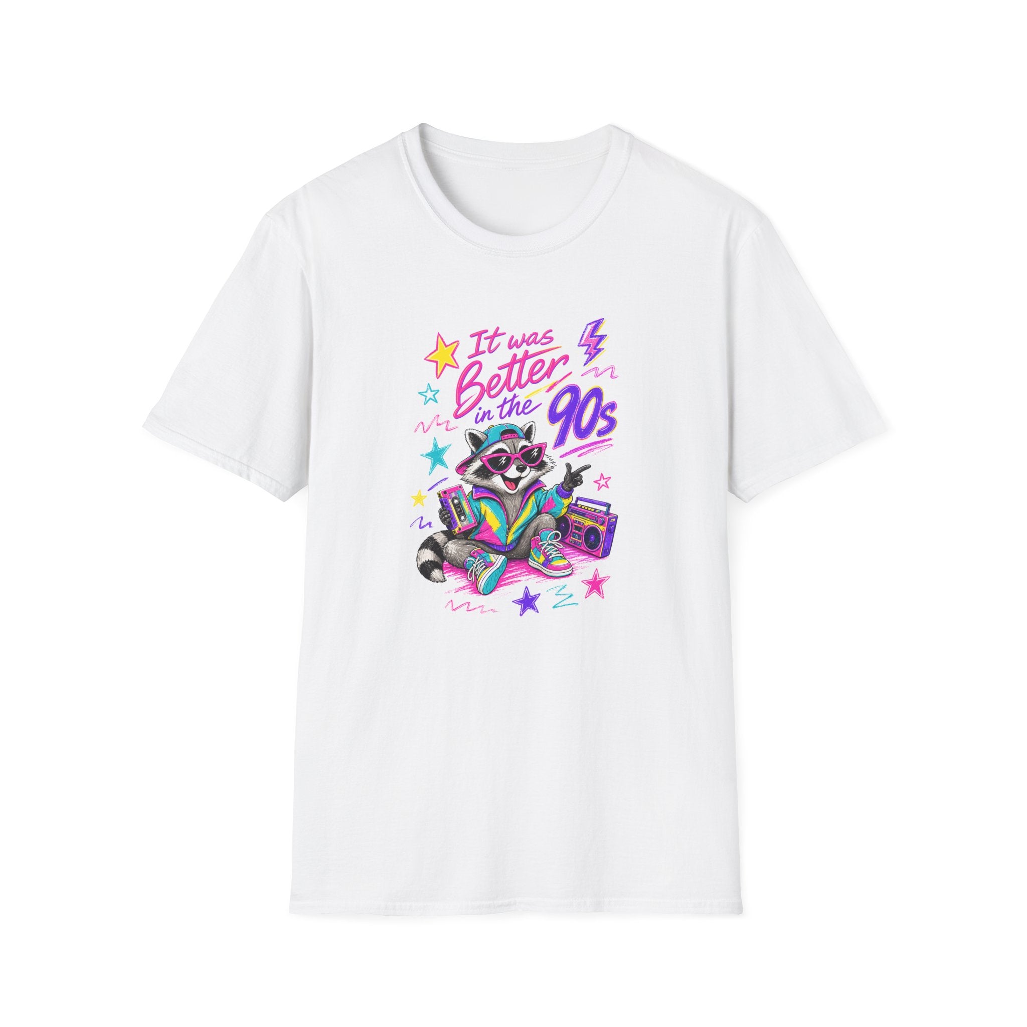 It was Better in the 90s Raccoon Tee | 90s Retro Graphic T-Shirt