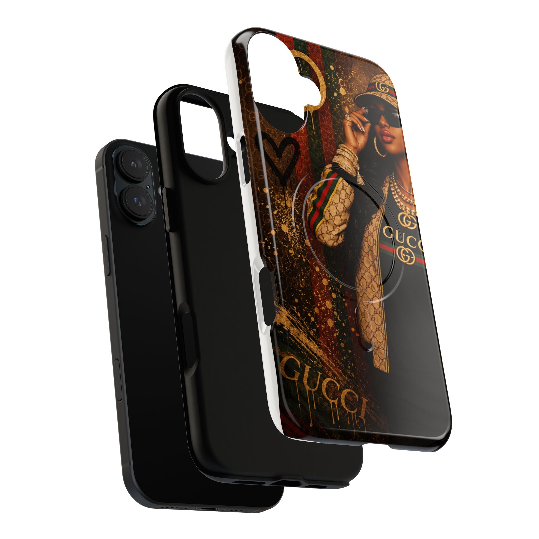 Phone Case — Luxury Street Style Gucci Design Tough Magnetic Case