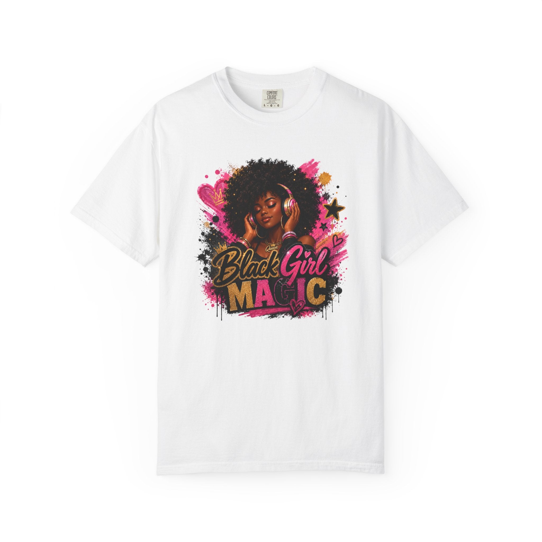 Black Girl Magic T-Shirt — Afrocentric Graphic Tee Celebrating Black Pride