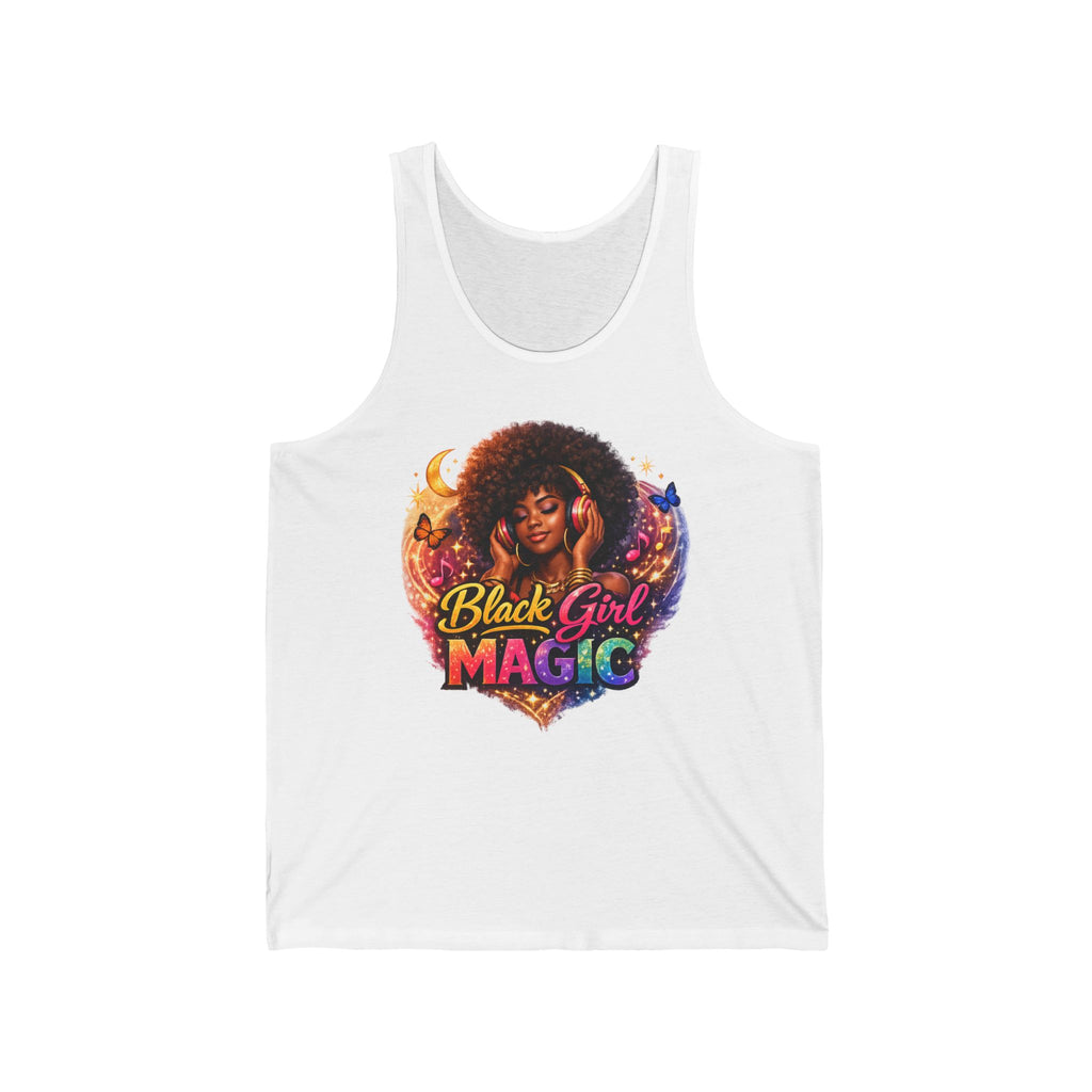 Black Girl Magic Tank Top — Afrocentric Empowerment Graphic Tank