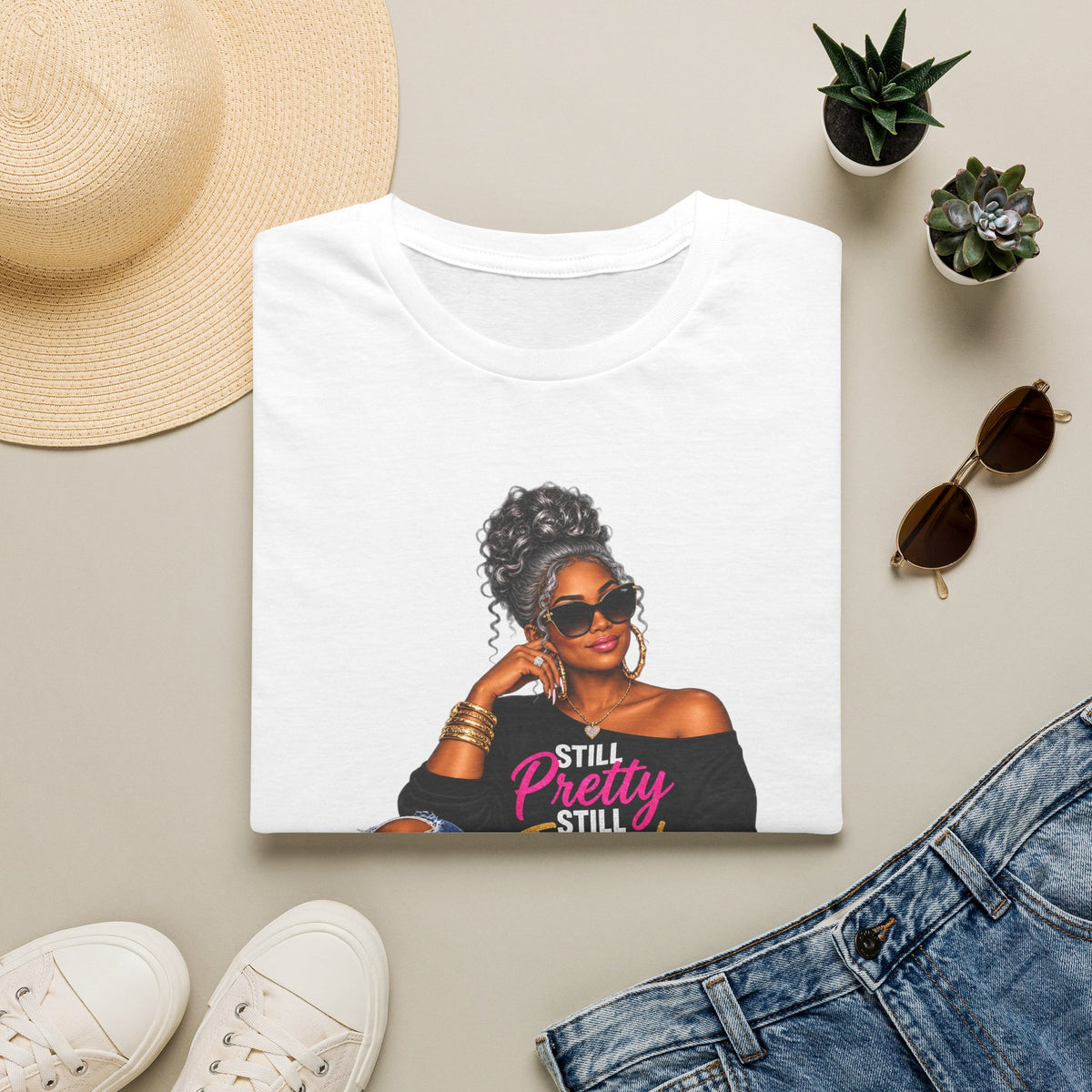 T-Shirt — Still Pretty Still Focused Graphic Tee