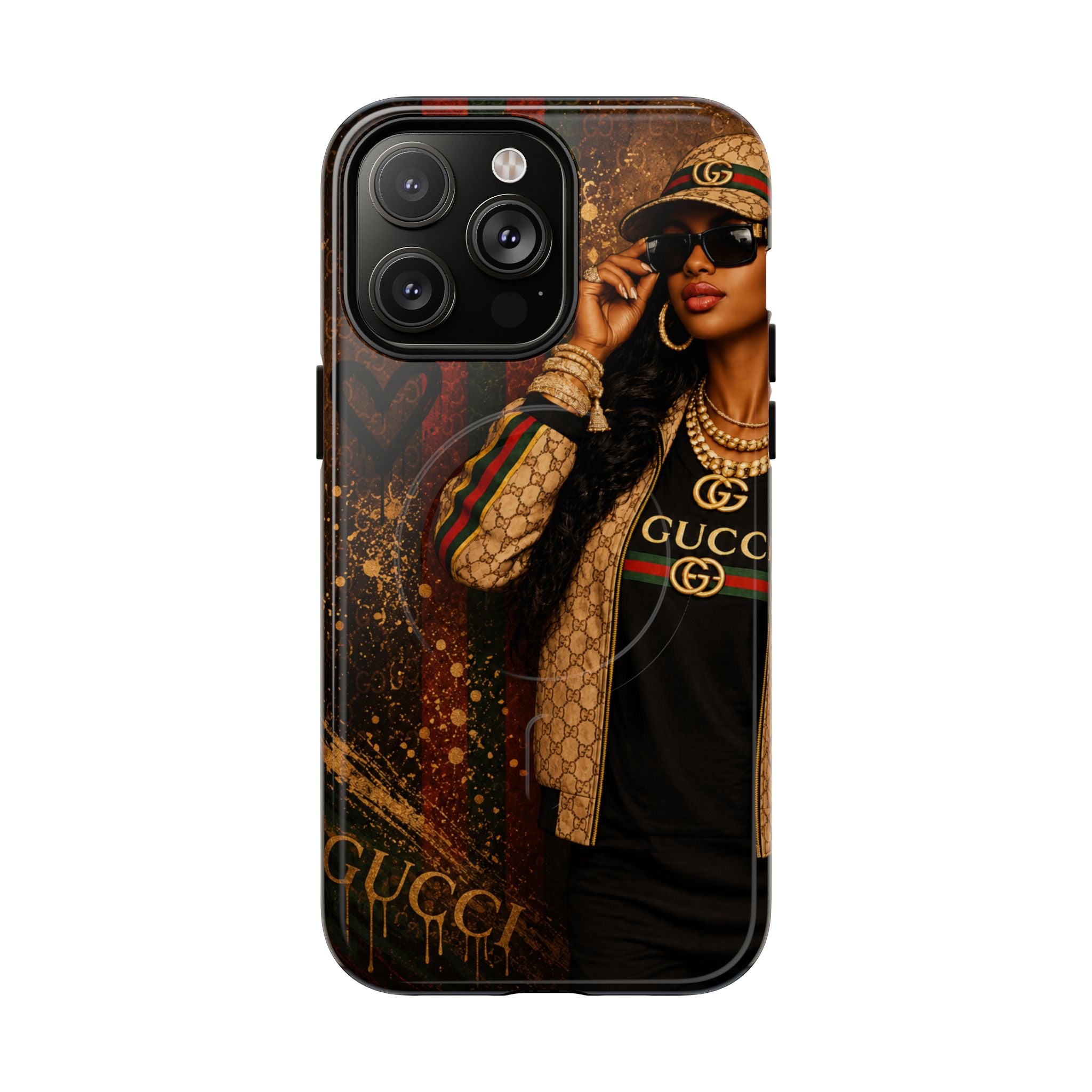 Phone Case — Luxury Street Style Gucci Design Tough Magnetic Case