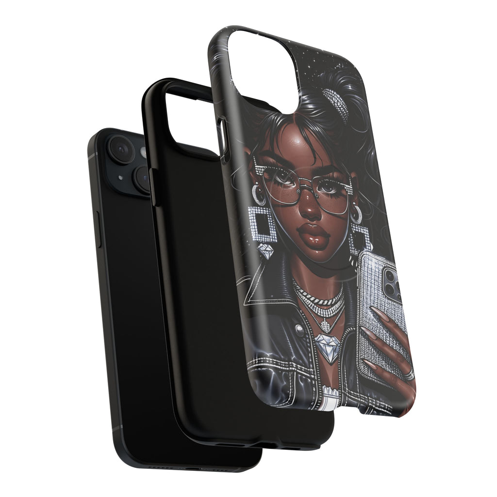Black Girl Magic Selfie Phone Case | Tough Magnetic Case