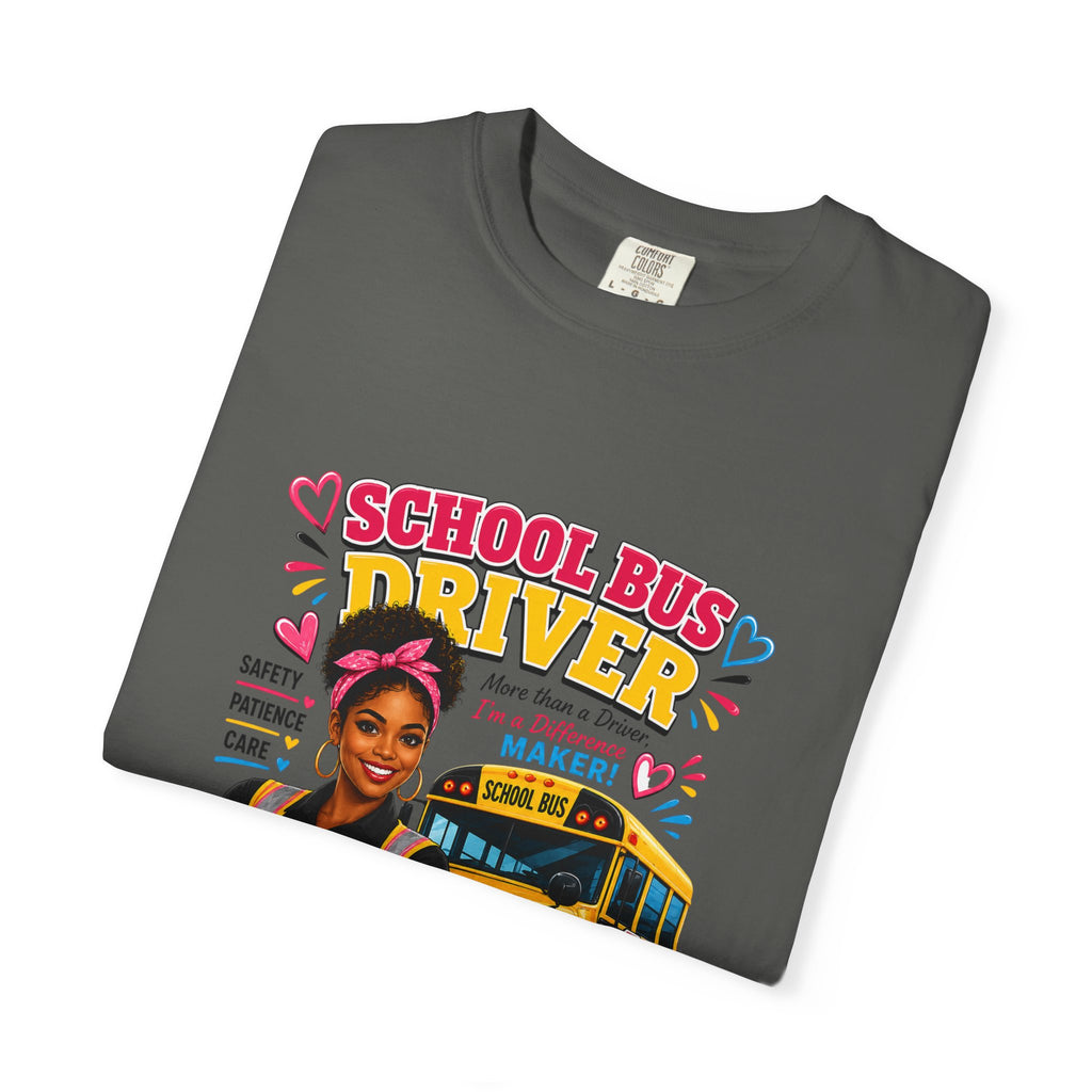 School Bus Driver T-Shirt — "I Drive the Future One Child at a Time"