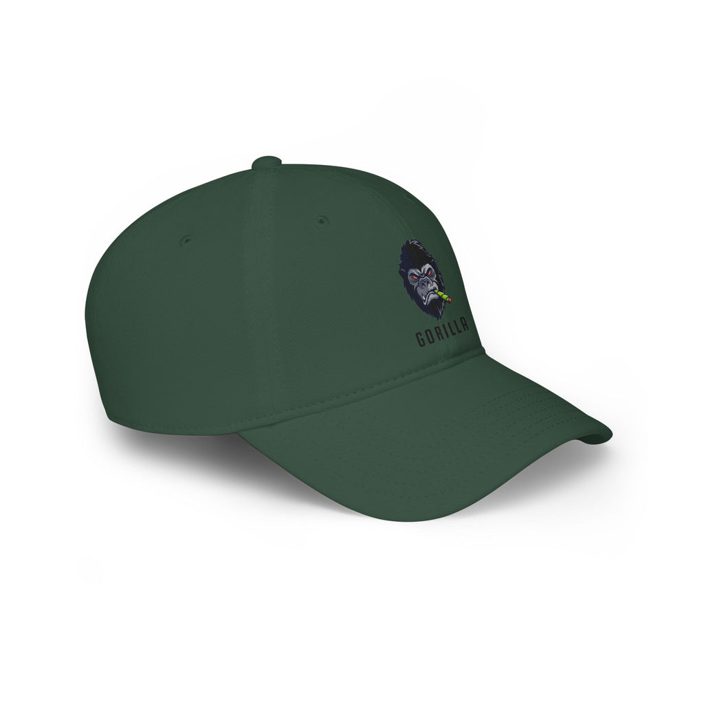 Gorilla Smoke Red Low-Profile Baseball Cap