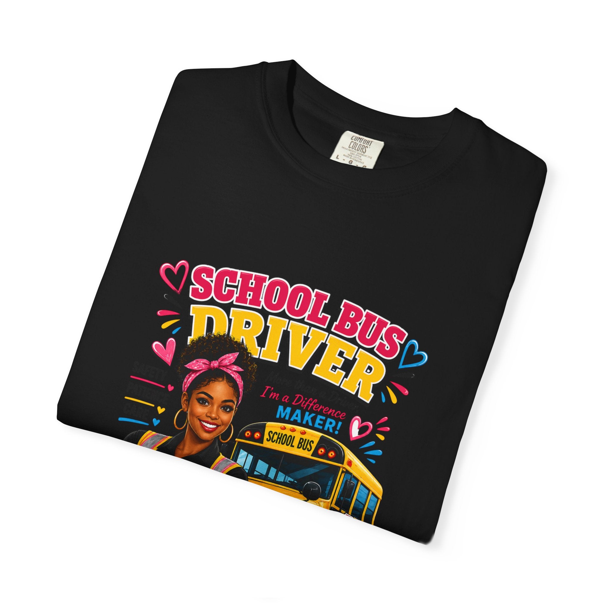 School Bus Driver T-Shirt — "I Drive the Future One Child at a Time"