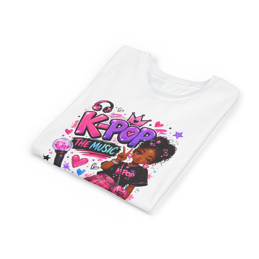 K-Pop The Music Youth Tee — Cute Girl Fan Graphic Shirt