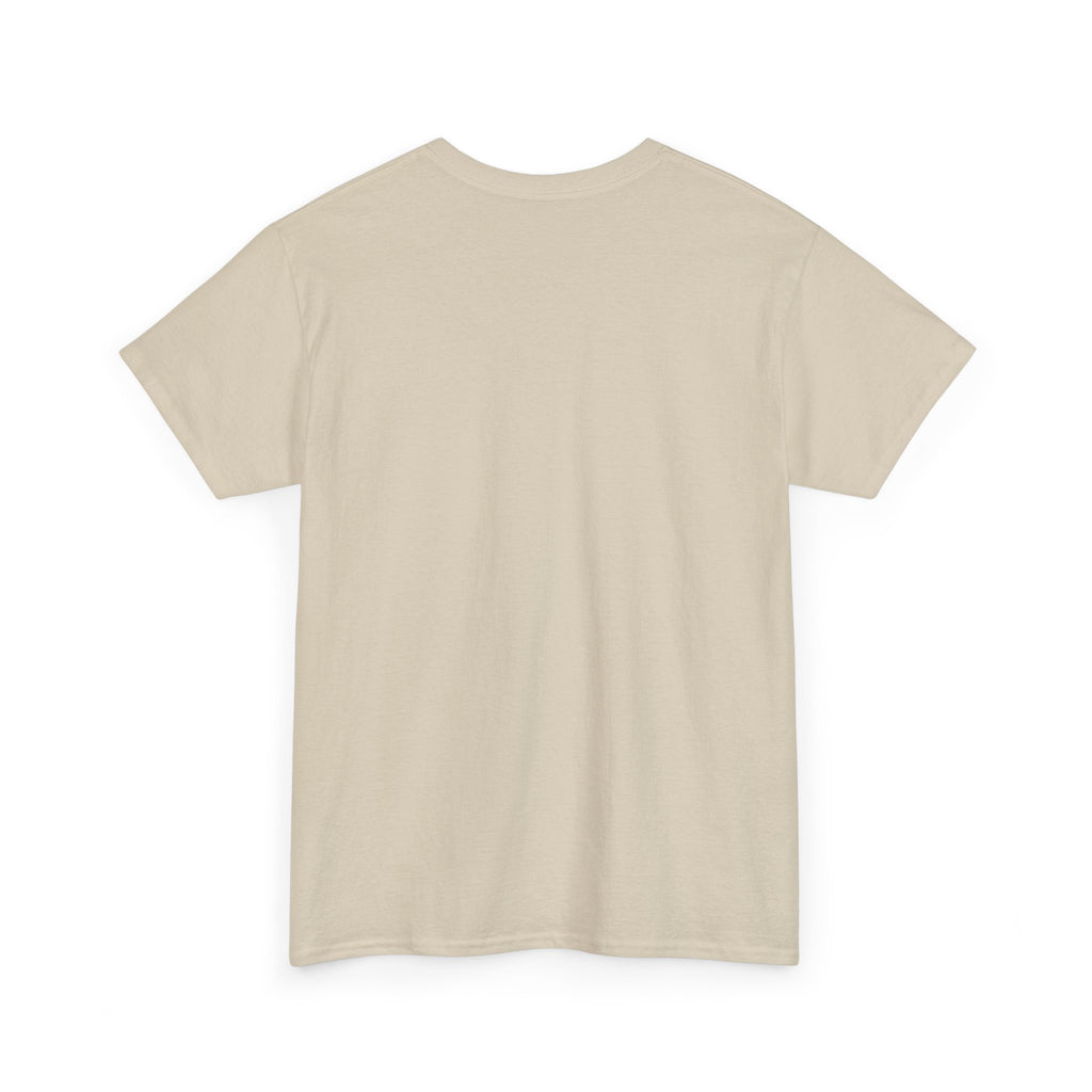 Two Friends Smoking at Table Tee | Casual Scene, Retro Illustration