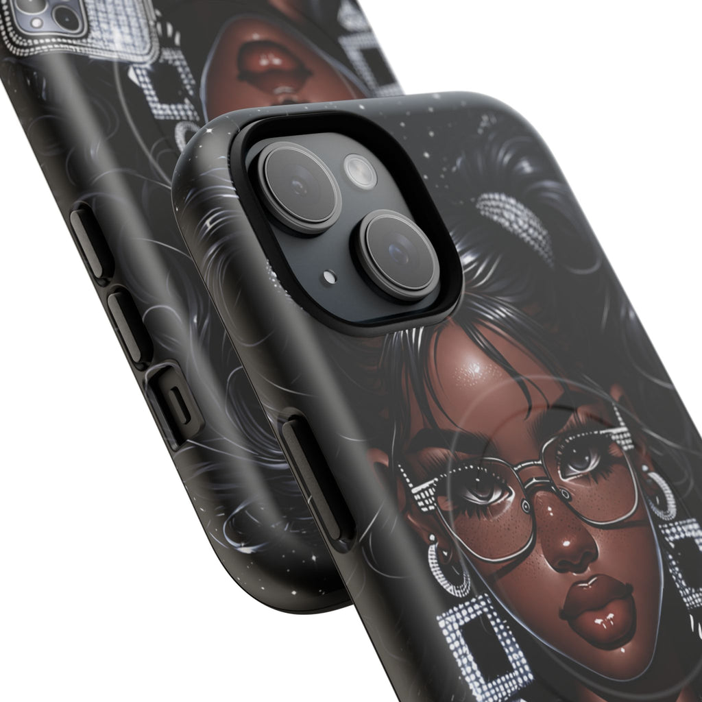 Black Girl Magic Selfie Phone Case | Tough Magnetic Case