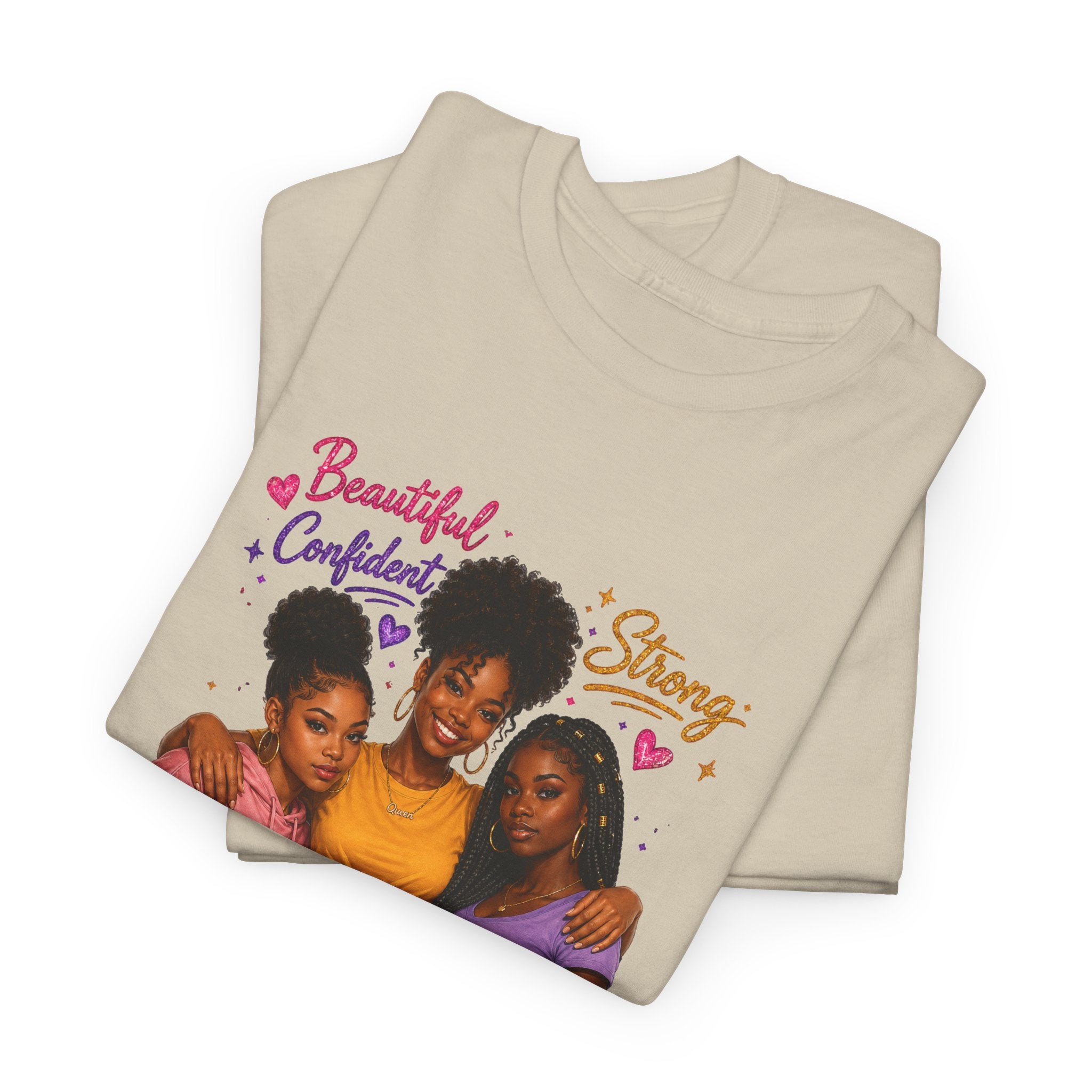 Empowered Queens T-Shirt | Black Girl Magic, Strong Confident Women