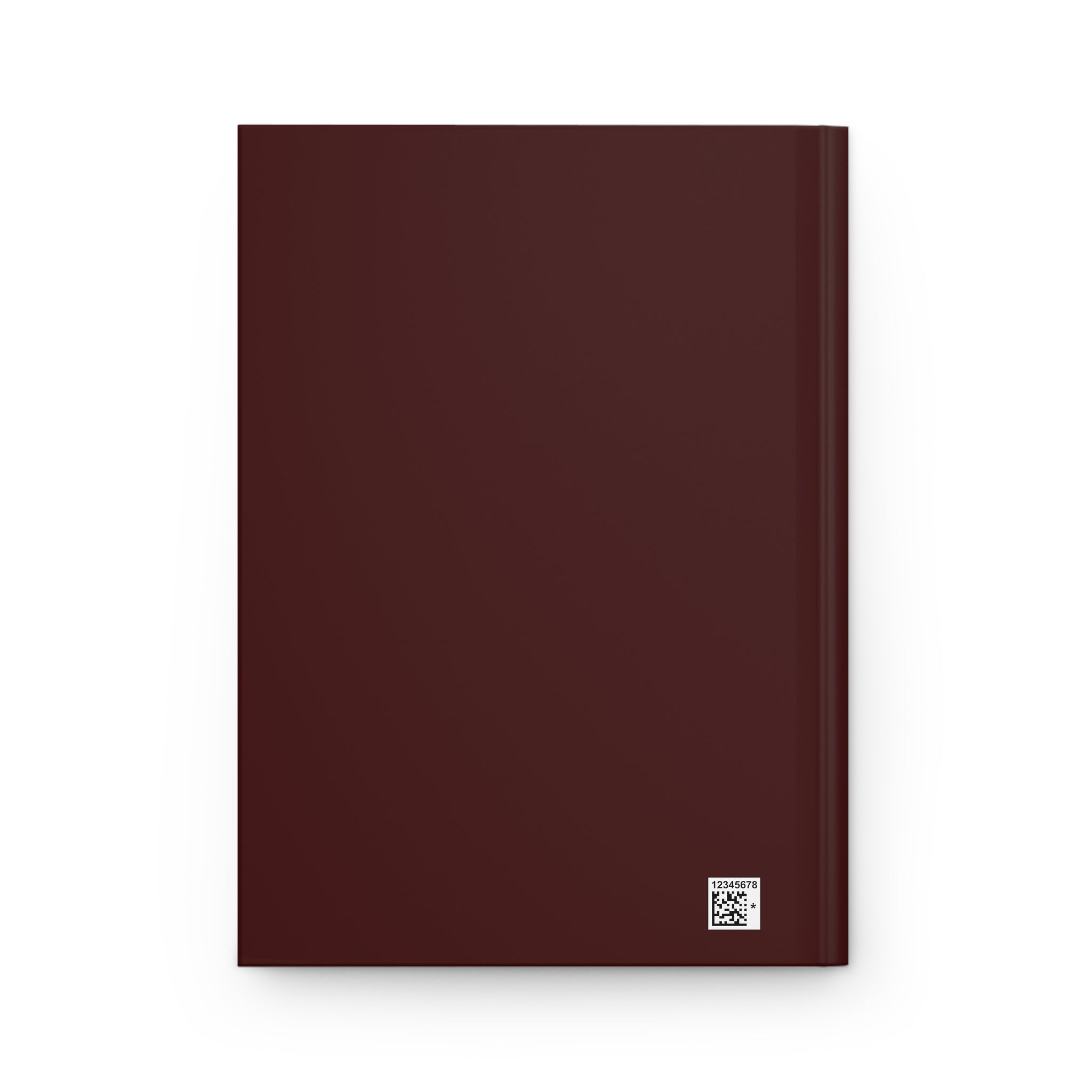 Hardcover Journal — 'Into the Library She Goes' Literary Notebook for Book Lovers