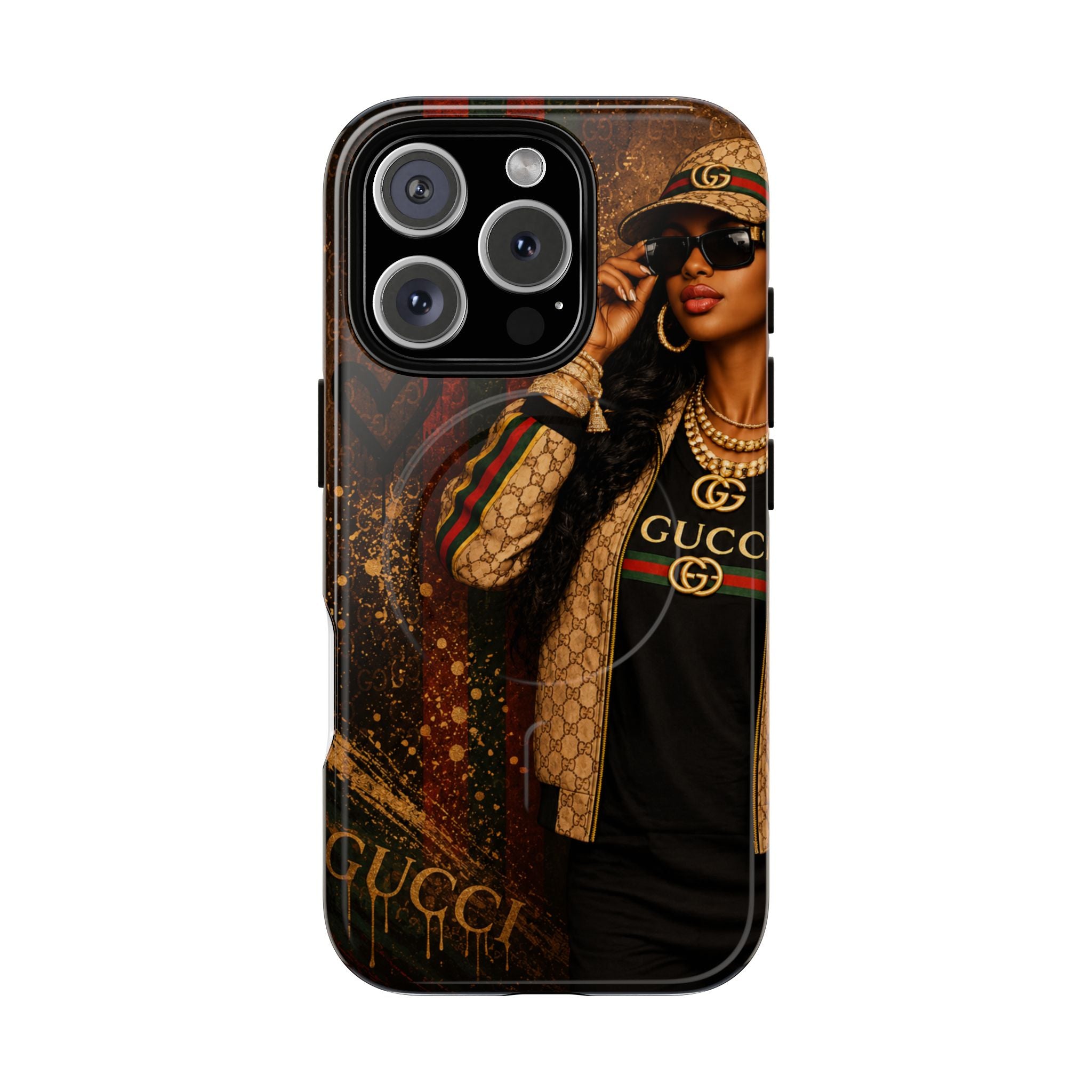 Phone Case — Luxury Street Style Gucci Design Tough Magnetic Case