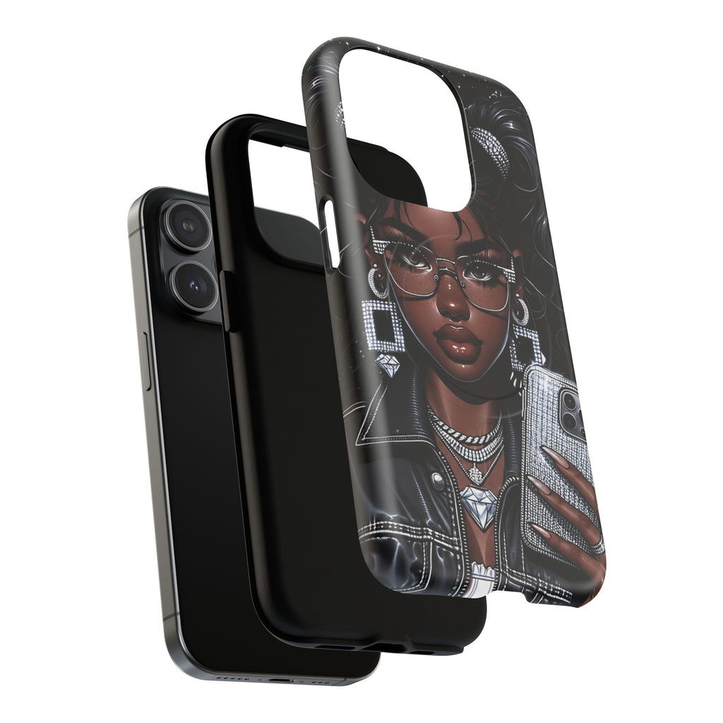 Black Girl Magic Selfie Phone Case | Tough Magnetic Case