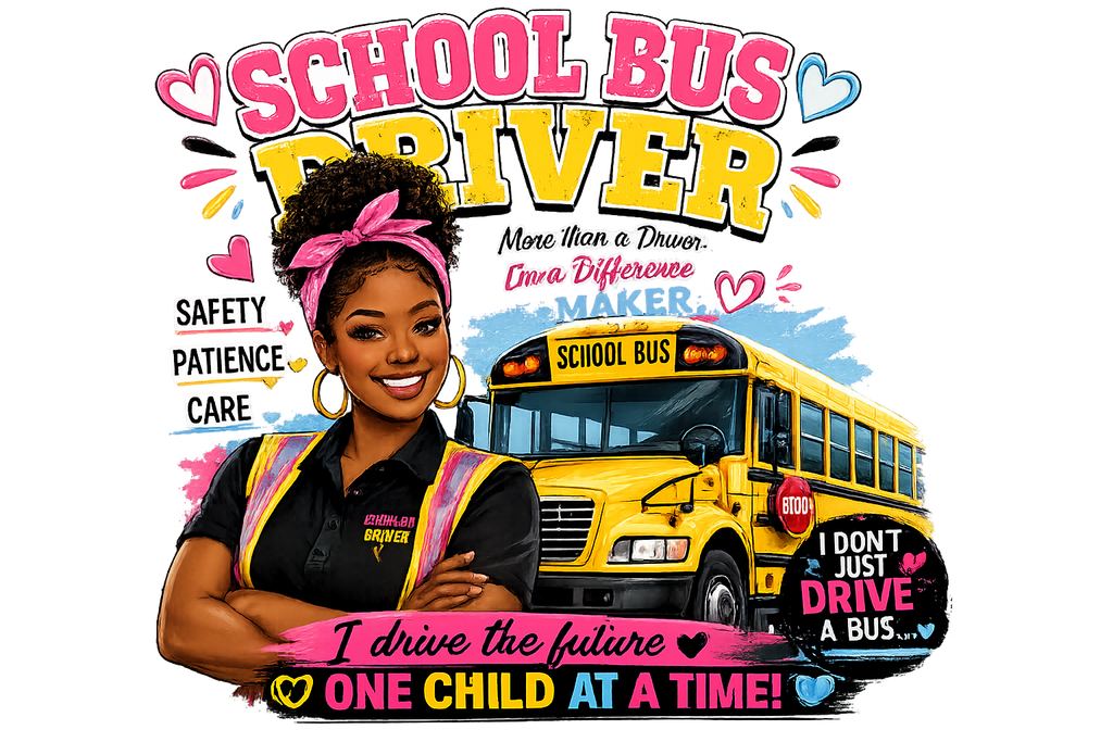 School Bus Driver 20oz Stainless Tumbler — ‘I Drive the Future One Child at a Time’