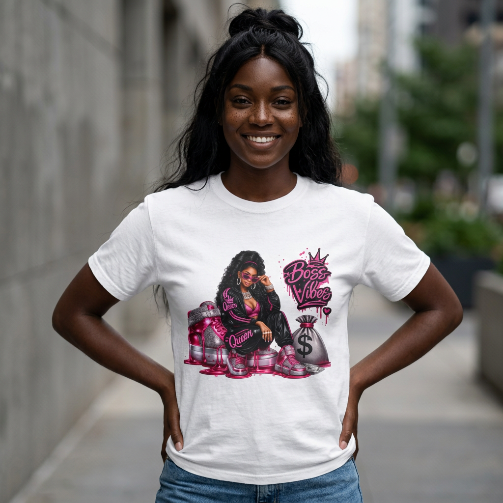 Boss Vibes Queen Graphic T-Shirt