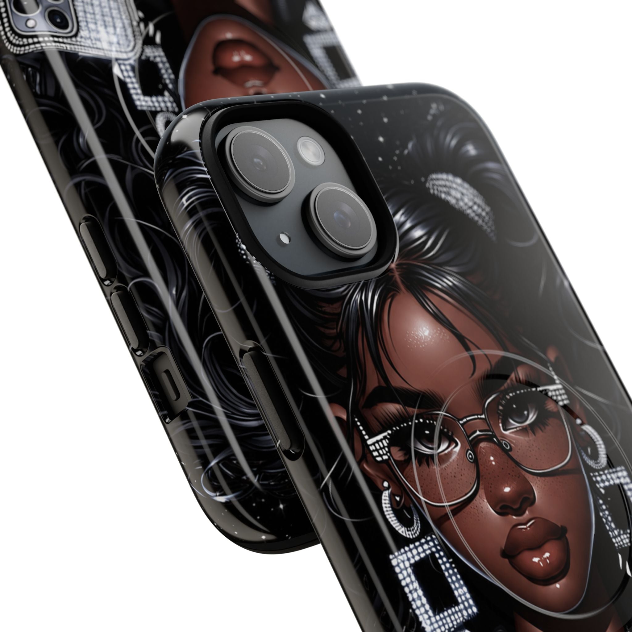 Black Girl Magic Selfie Phone Case | Tough Magnetic Case