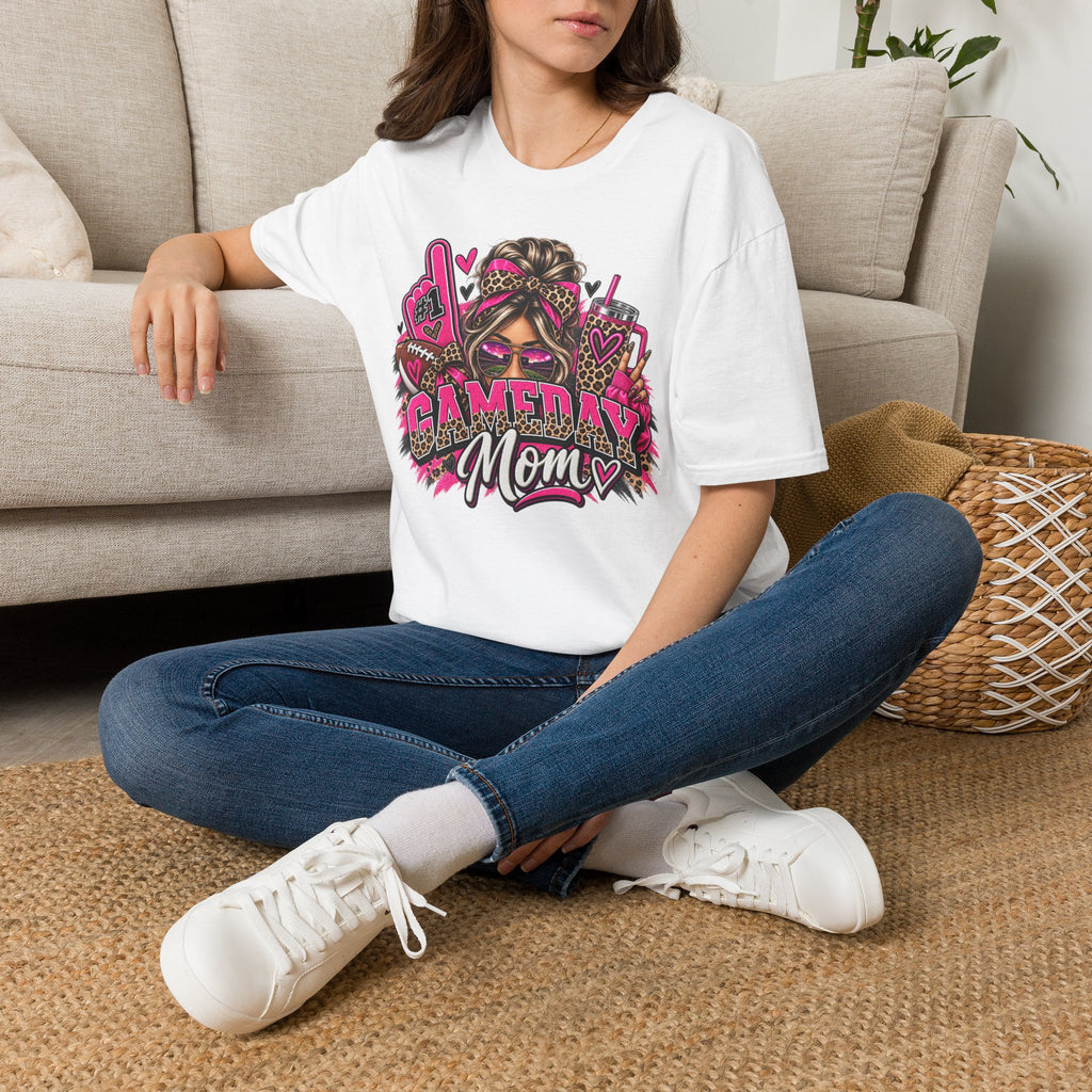 Gamer Mom T-Shirt — Pink Retro Gaming Mom Graphic Tee