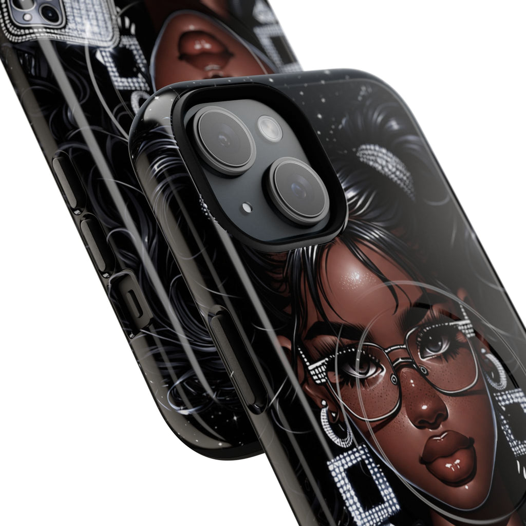 Black Girl Magic Selfie Phone Case | Tough Magnetic Case