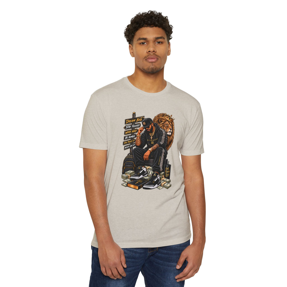 Boss King Graphic T-Shirt — Urban Lion Hustle Streetwear