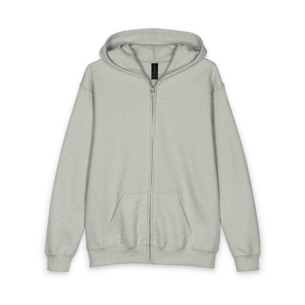 Youth Soccer Zip Hoodie — Eat, Sleep, Soccer Repeat Back Print