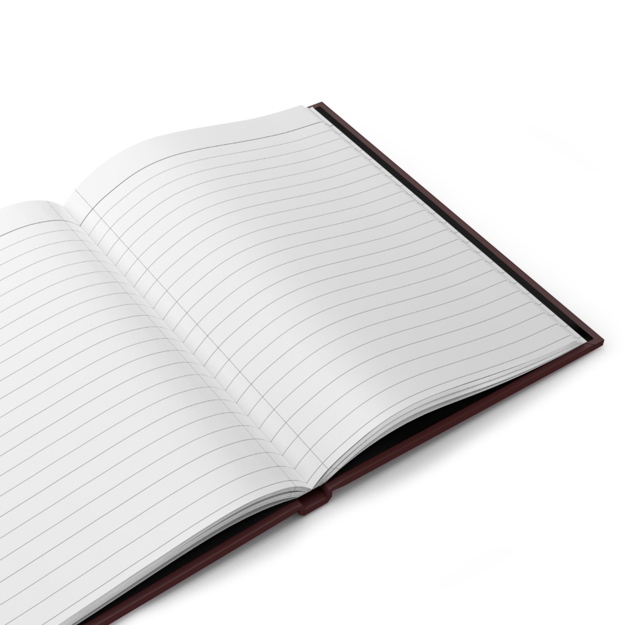 Hardcover Journal — 'Into the Library She Goes' Literary Notebook for Book Lovers